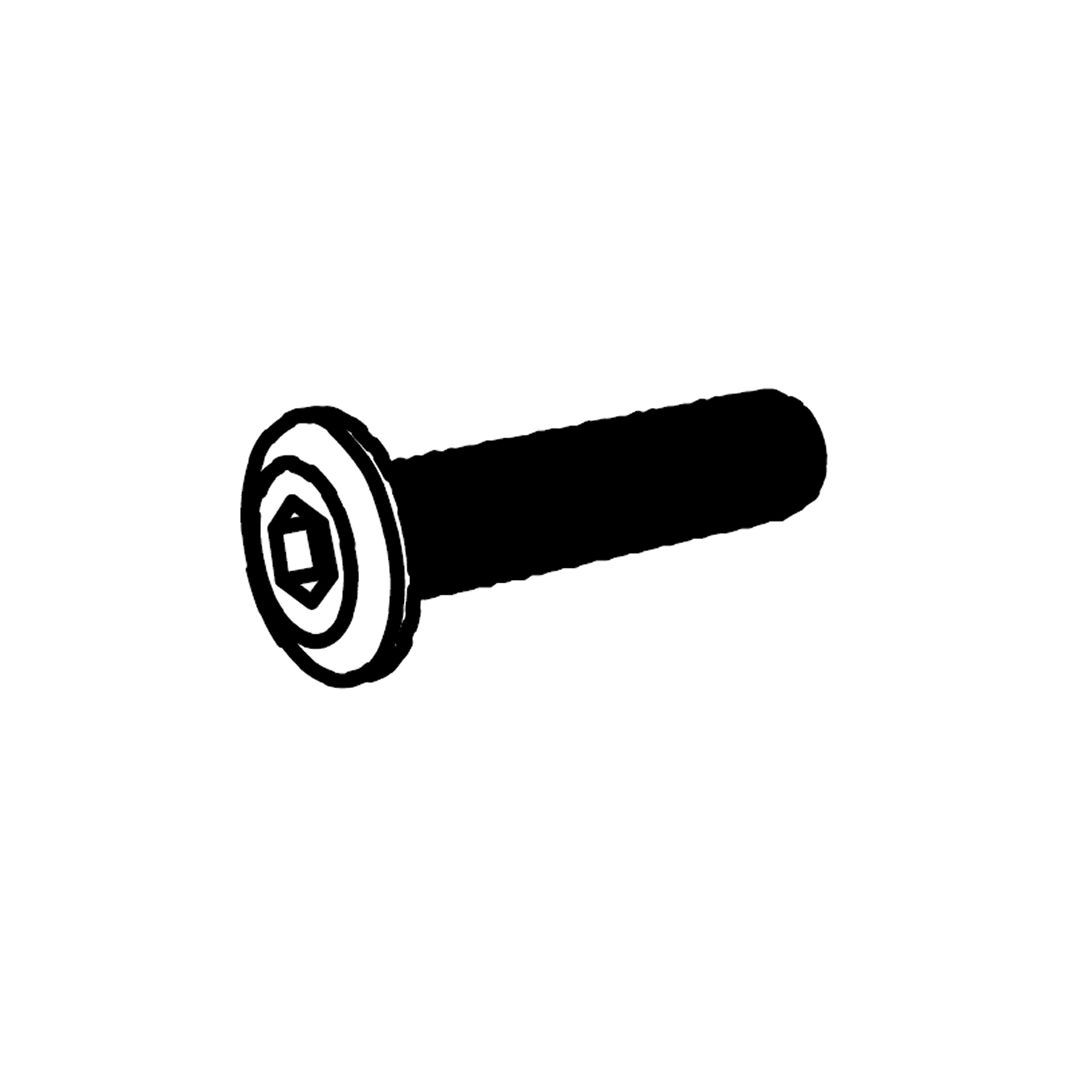 E - JCBB Bolt (M8 x 40mm)(Assembled)
