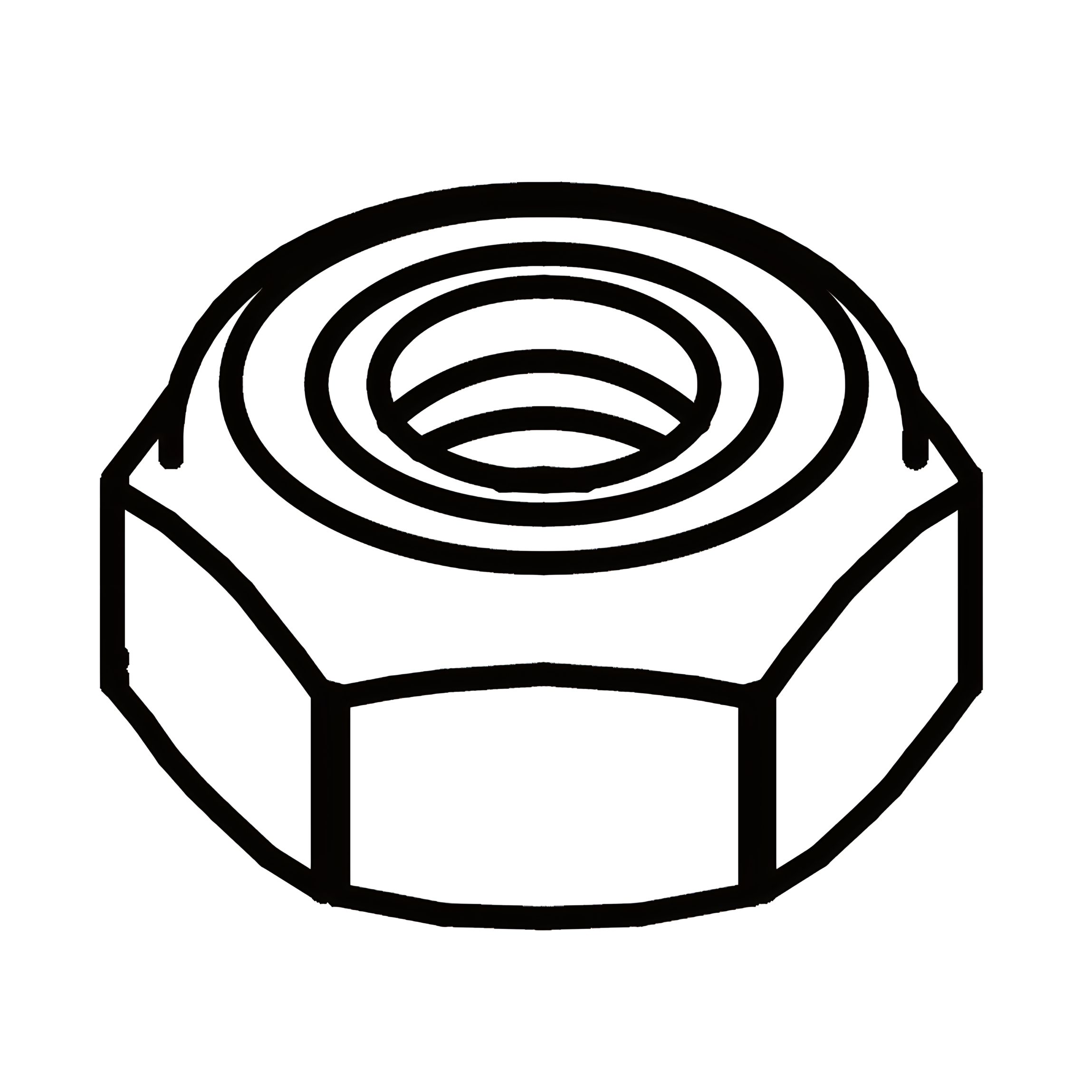 E - Flanged Lock-Nut M8