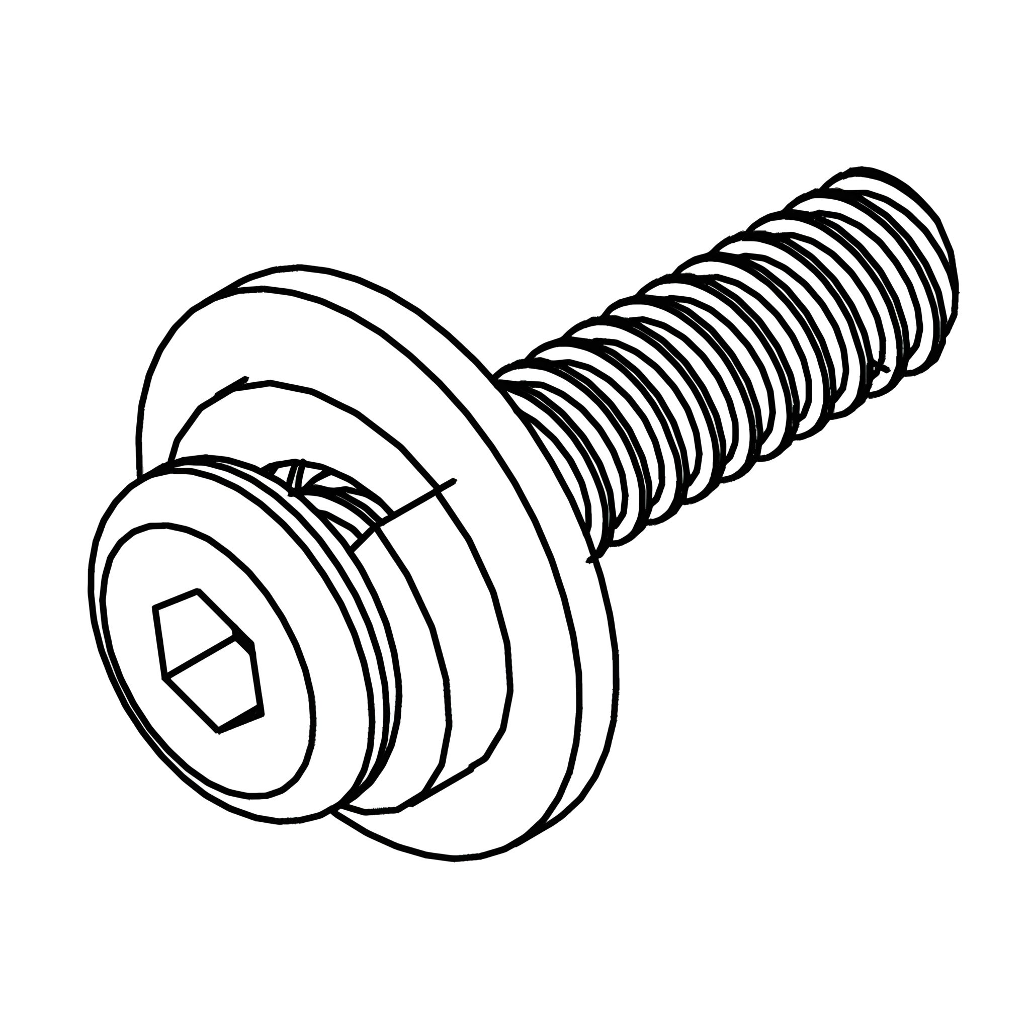 B - Bolt (M8x35mm)
