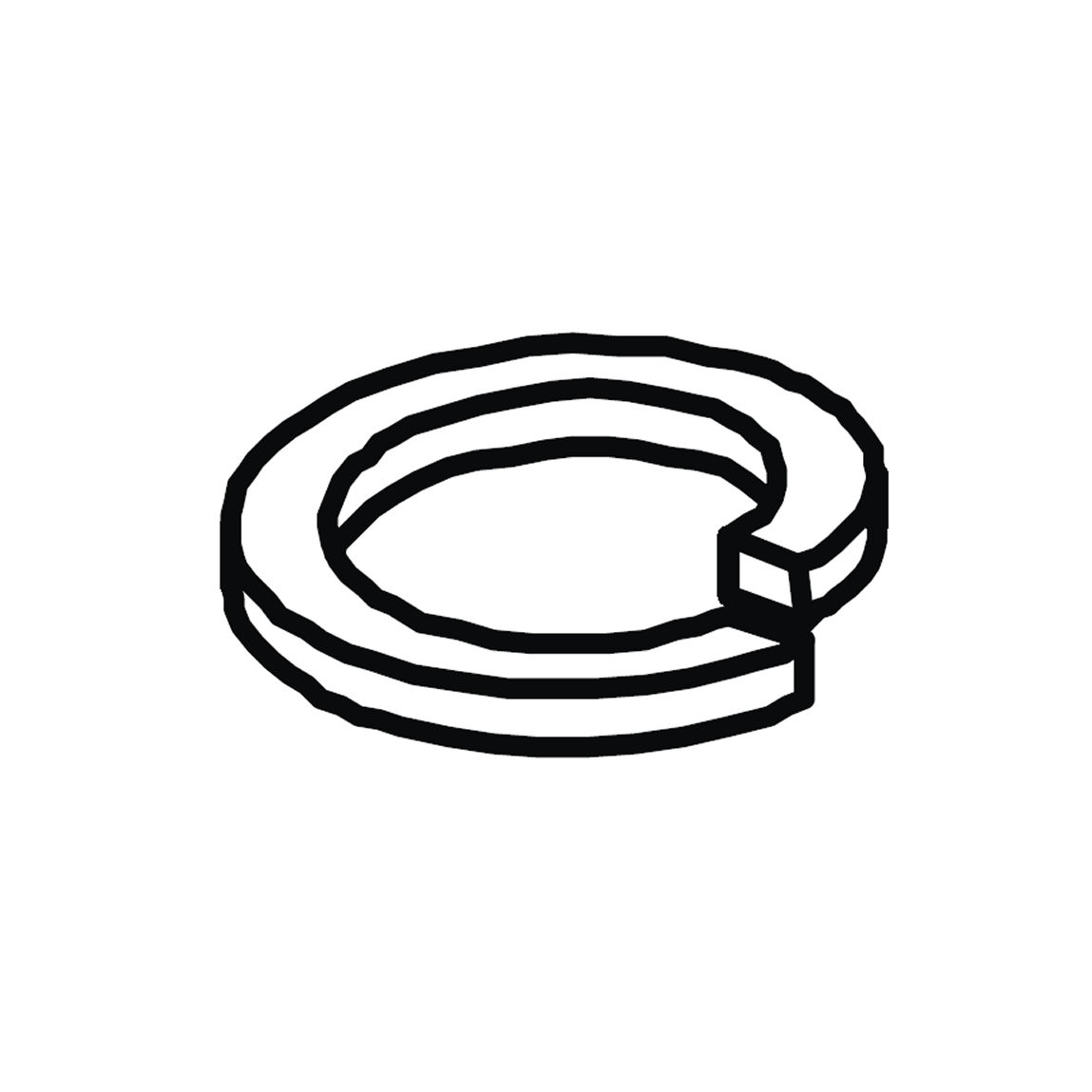 B - Spring Washer for M8 Bolts (76 for Double/King, 80 for Super King)