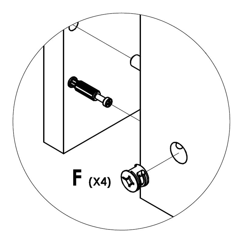 Attach Side Panels to Door Support Panel