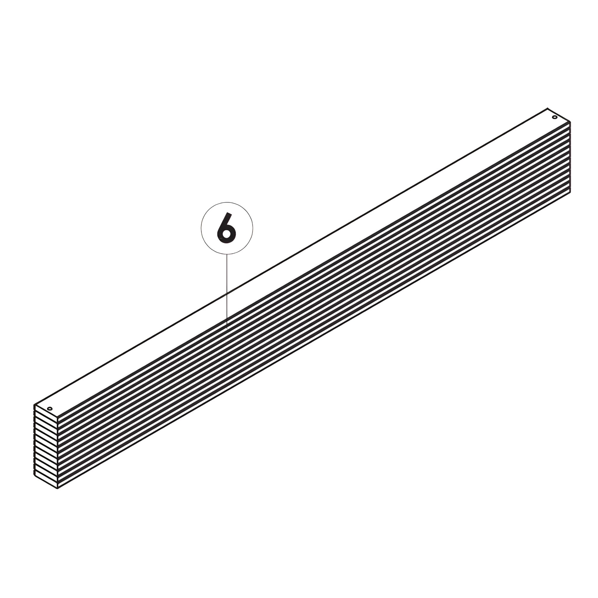 6 - Wooden Slat