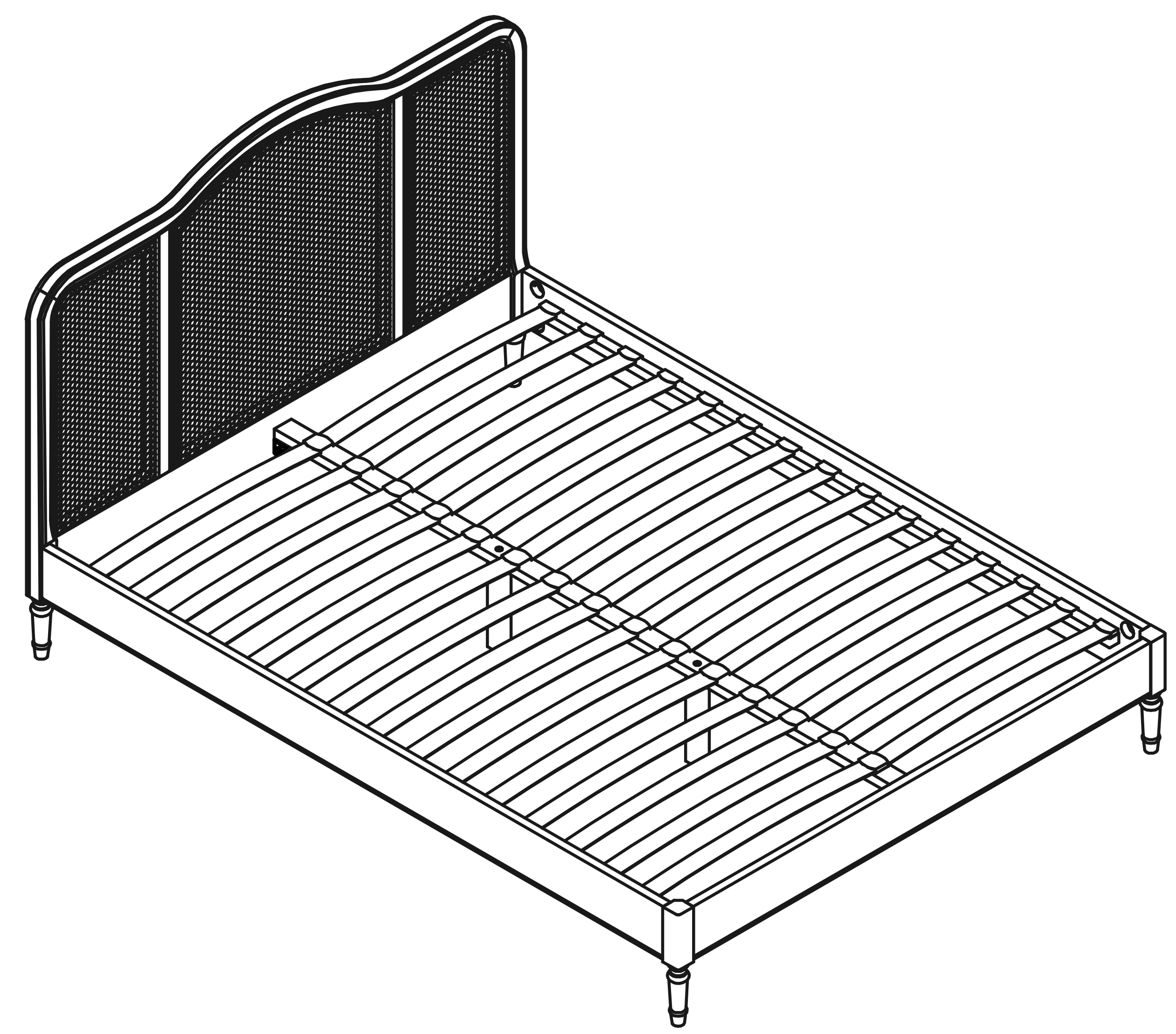 Signature Rattan Bed Frame
