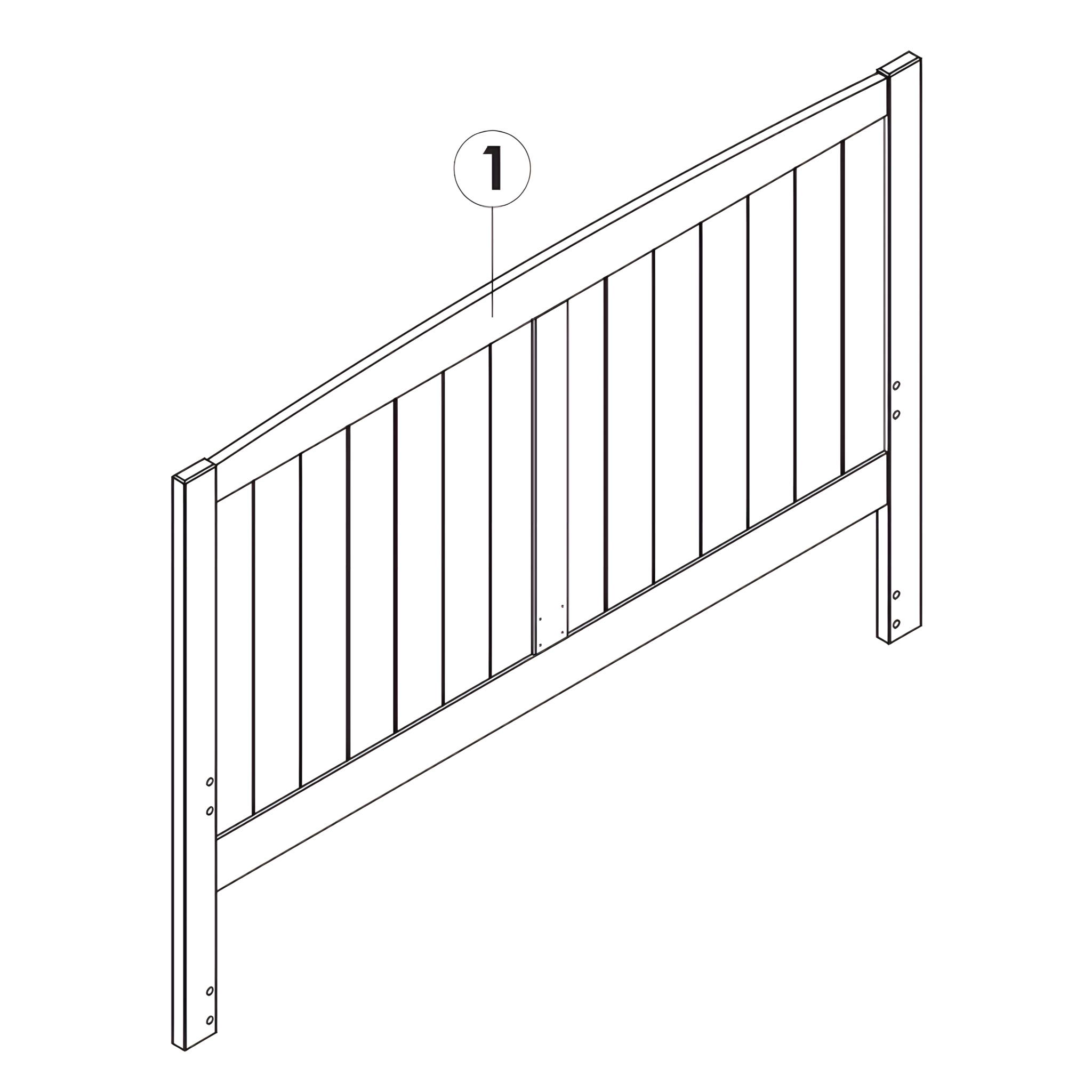 1 - Headboard