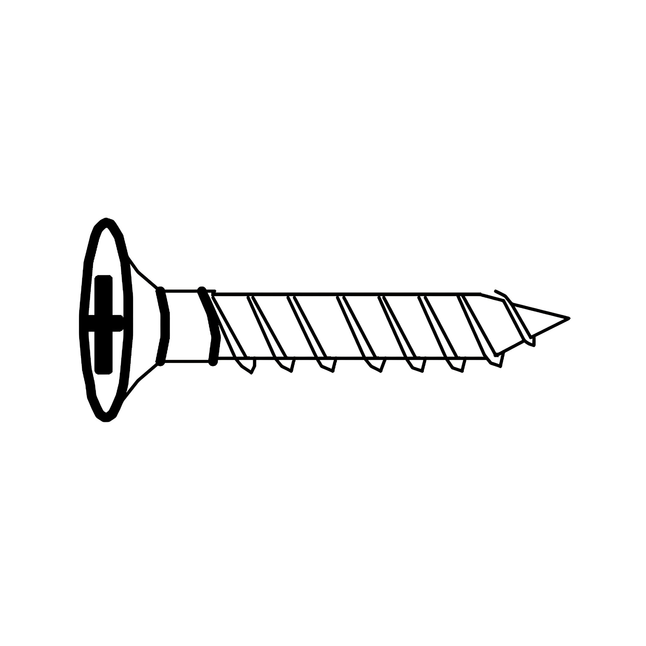 B - CSK Screw M4 x 16mm (for underbed)