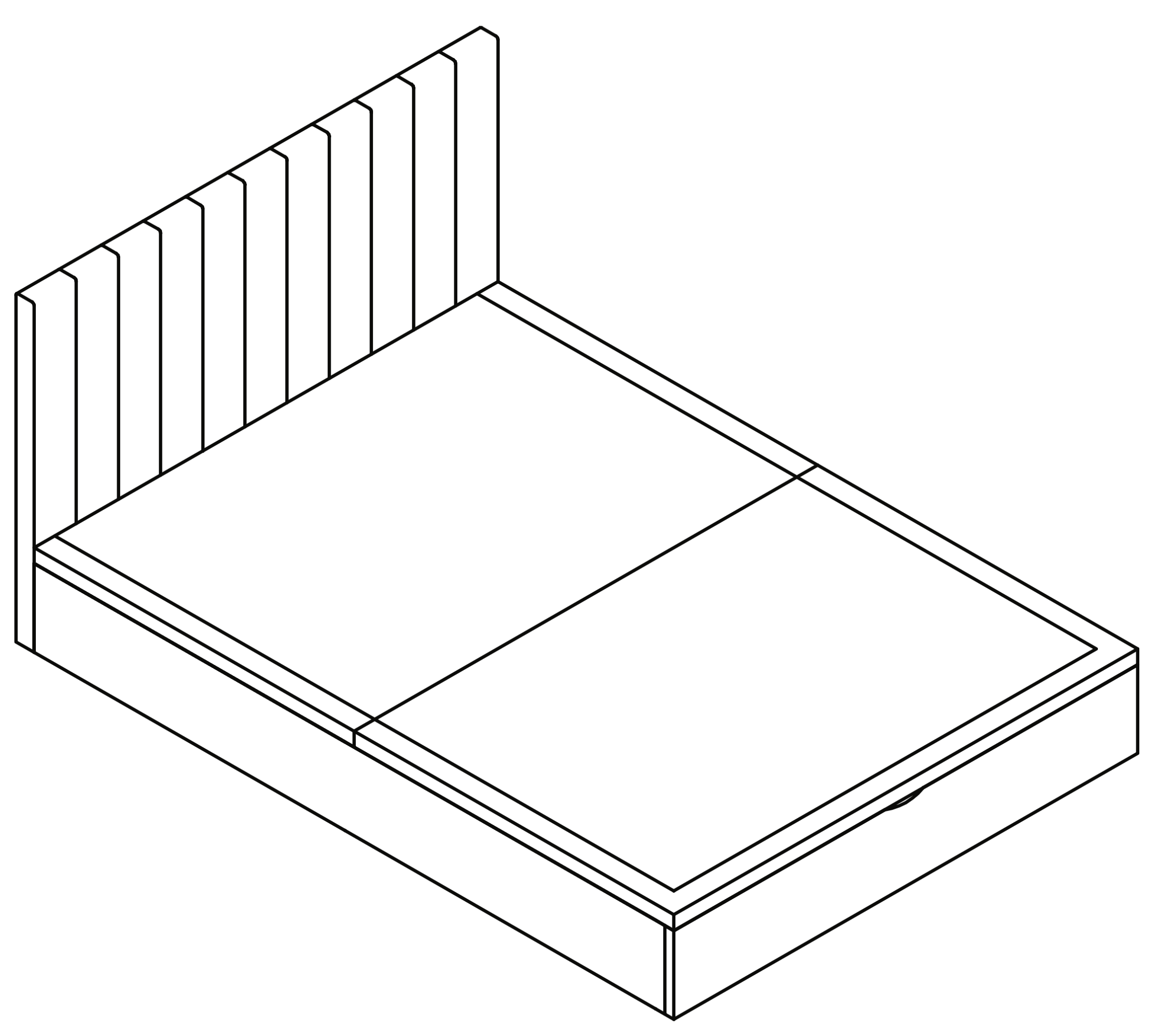 Francesca Ottoman Bed Frame