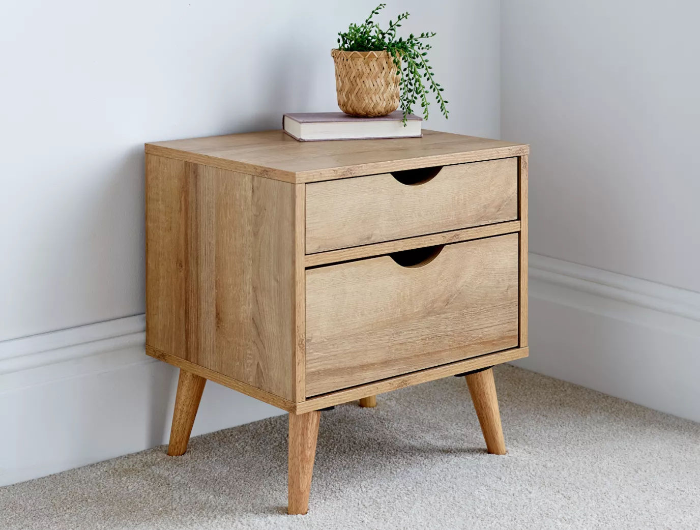 Molle 2 Drawer Bedside