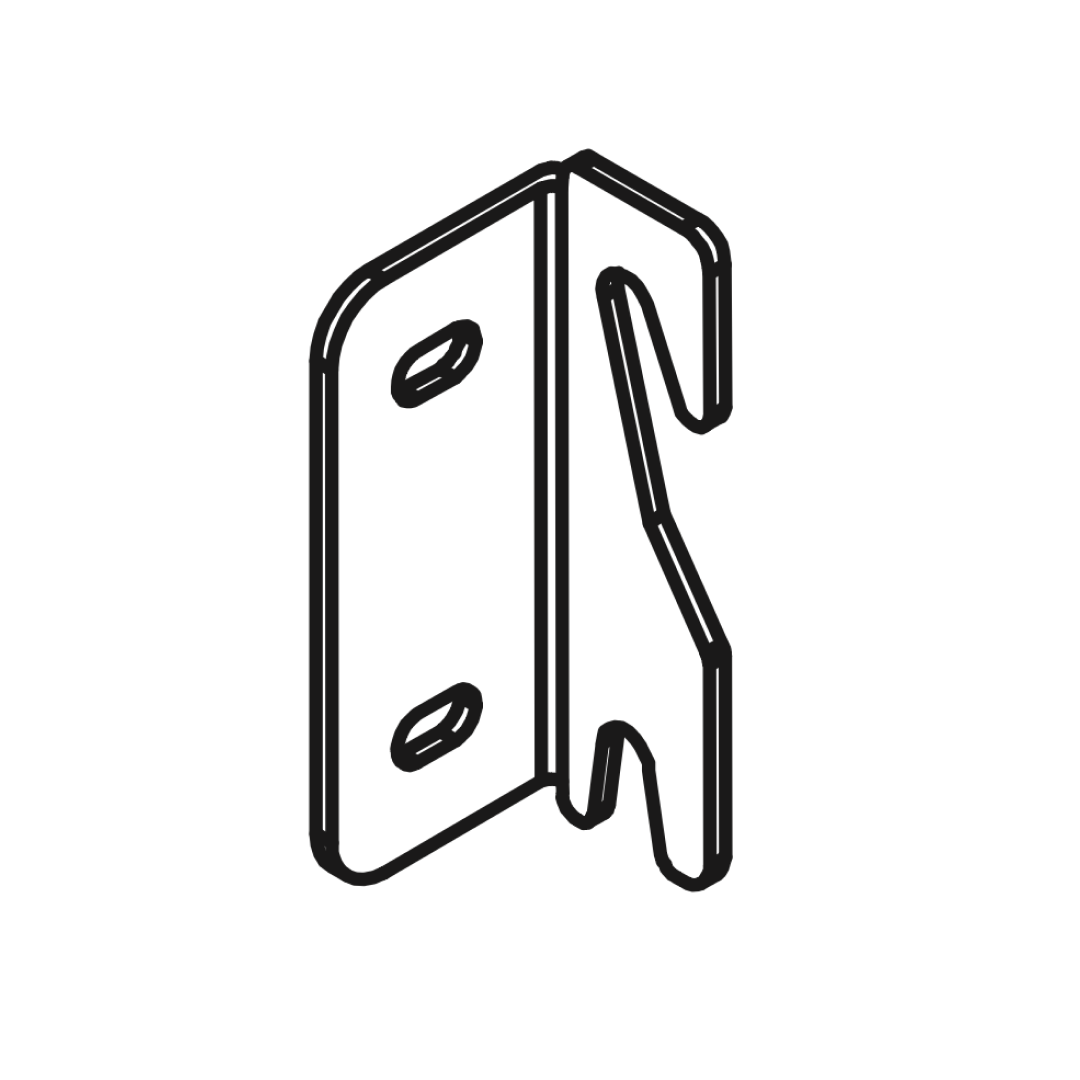 Media Tray Bracket - RH