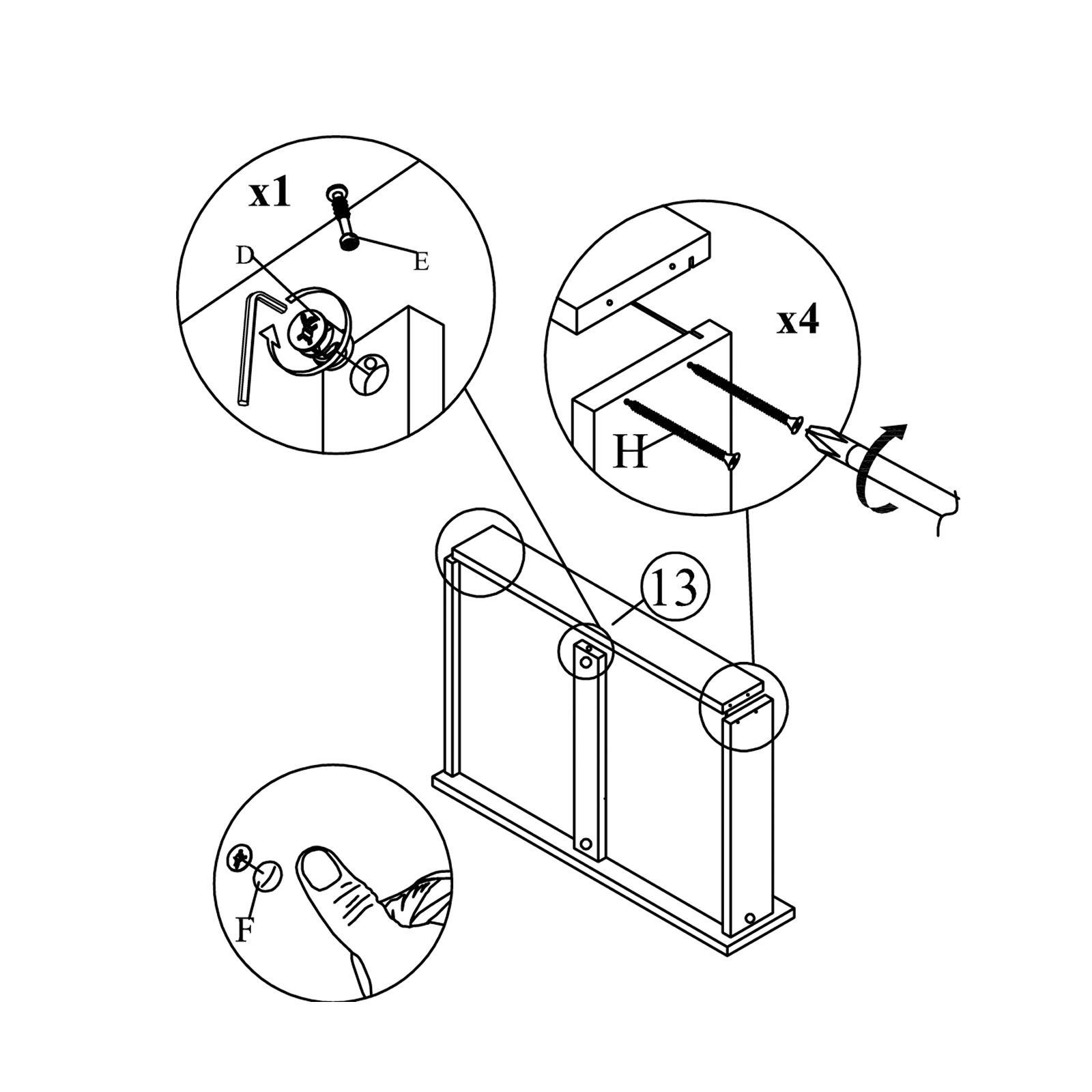 Attach the Drawer Back Panel