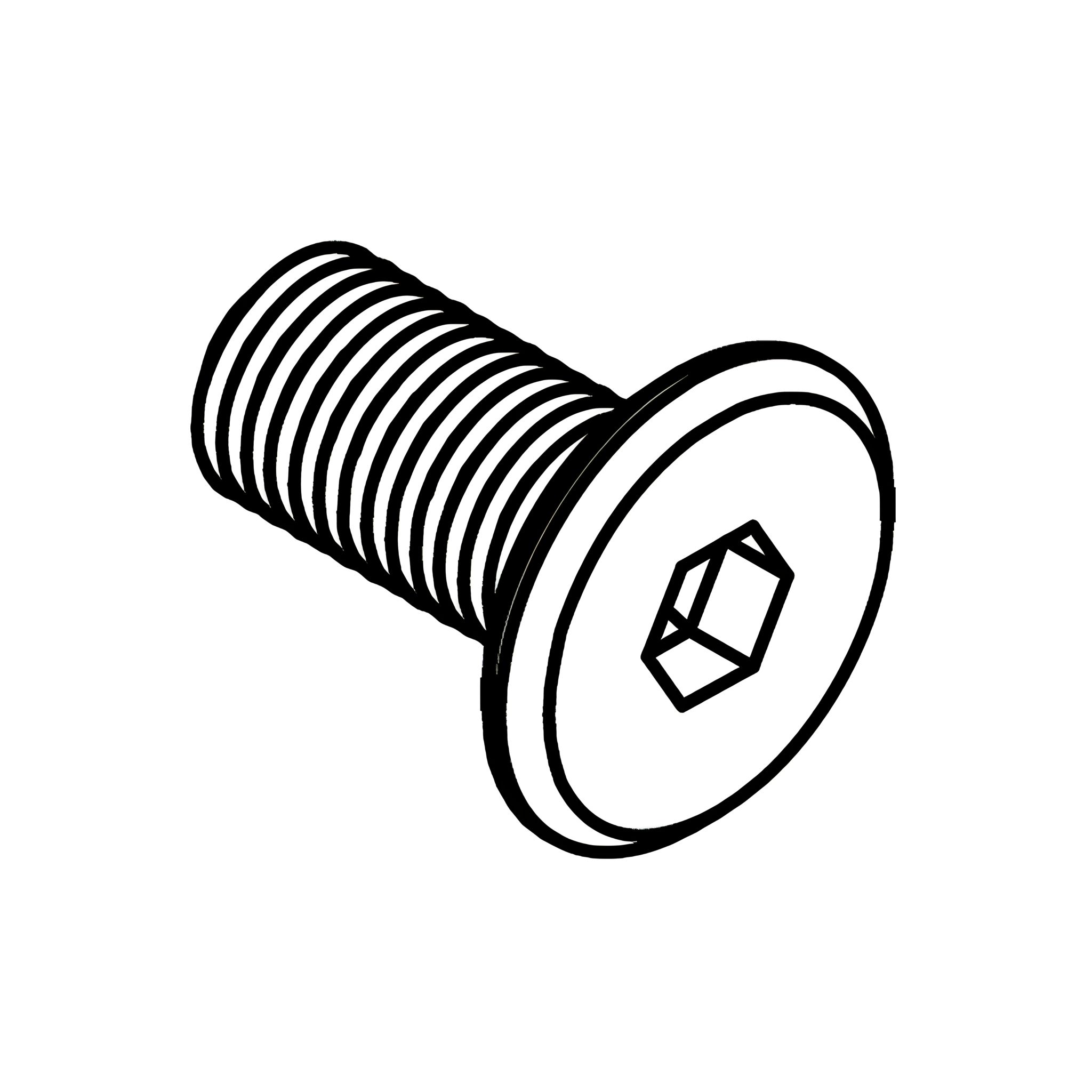 A - JCBB Bolt (M8 x 16mm)