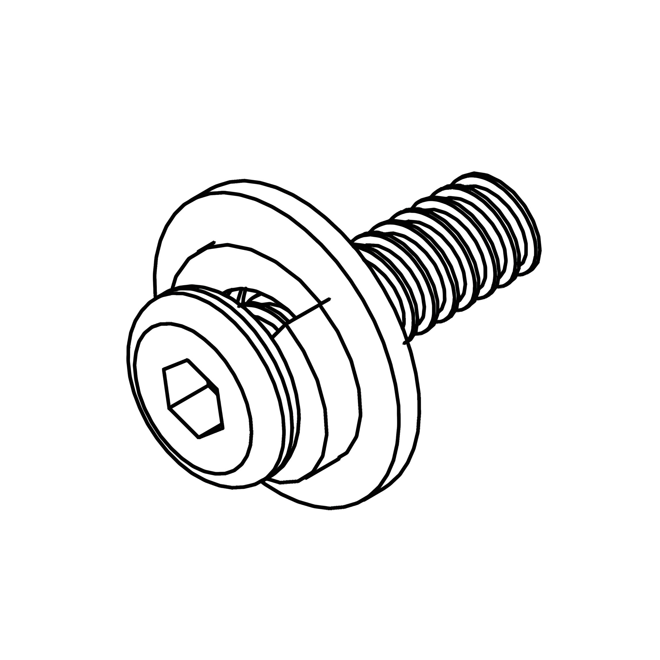 A - Bolt (M8x25mm)