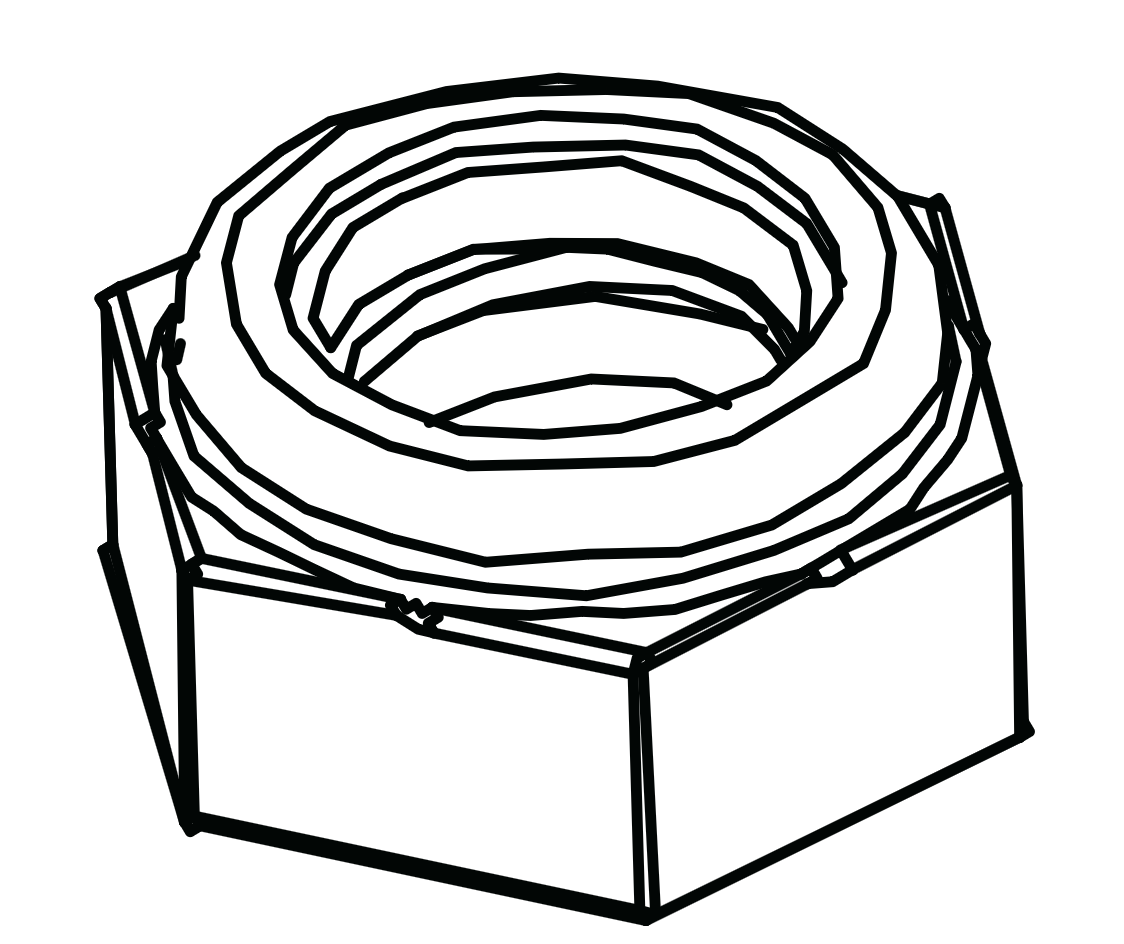 G - Lock nut for M8 bolts - Box 2