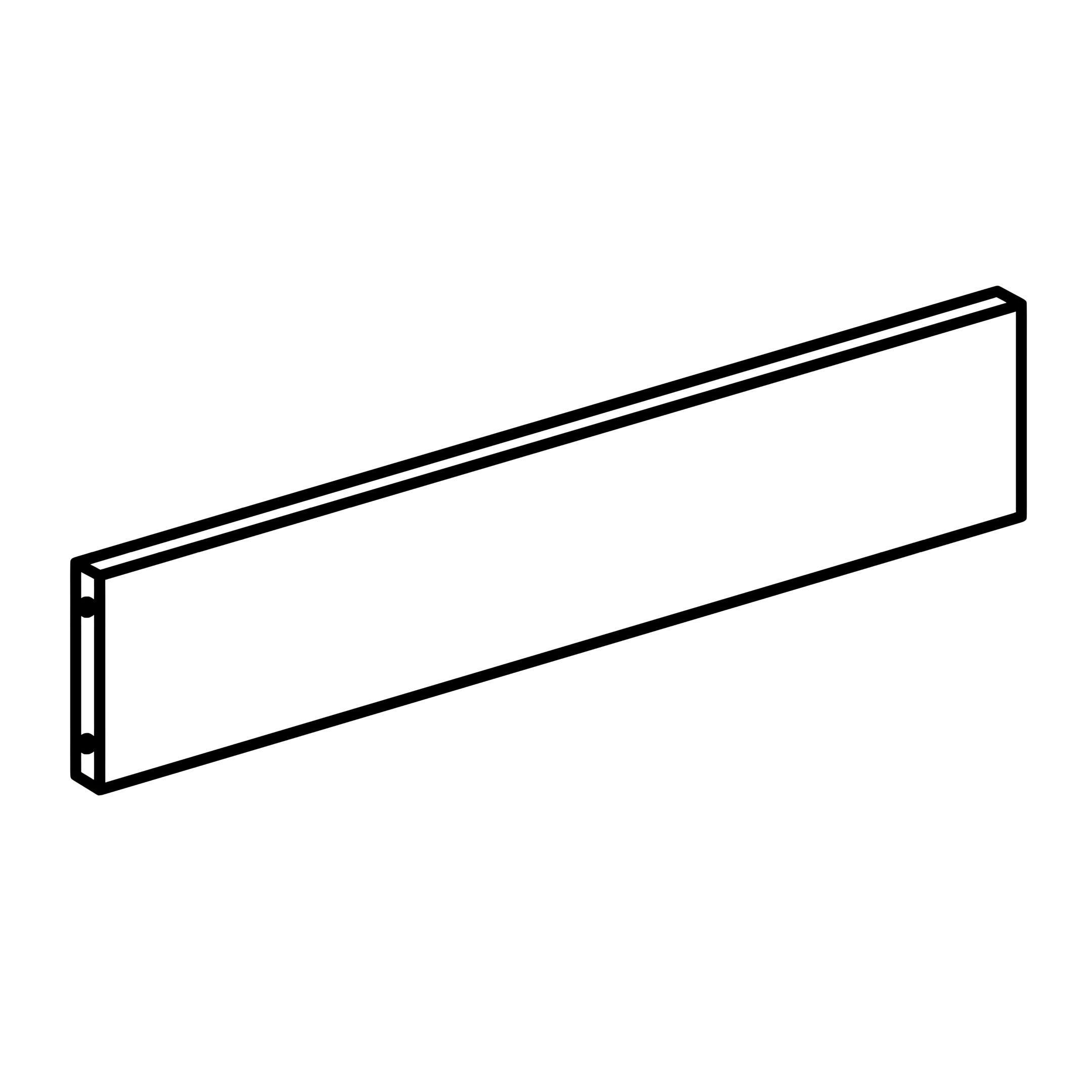 I - Footboard Back Panel (Label: 2)