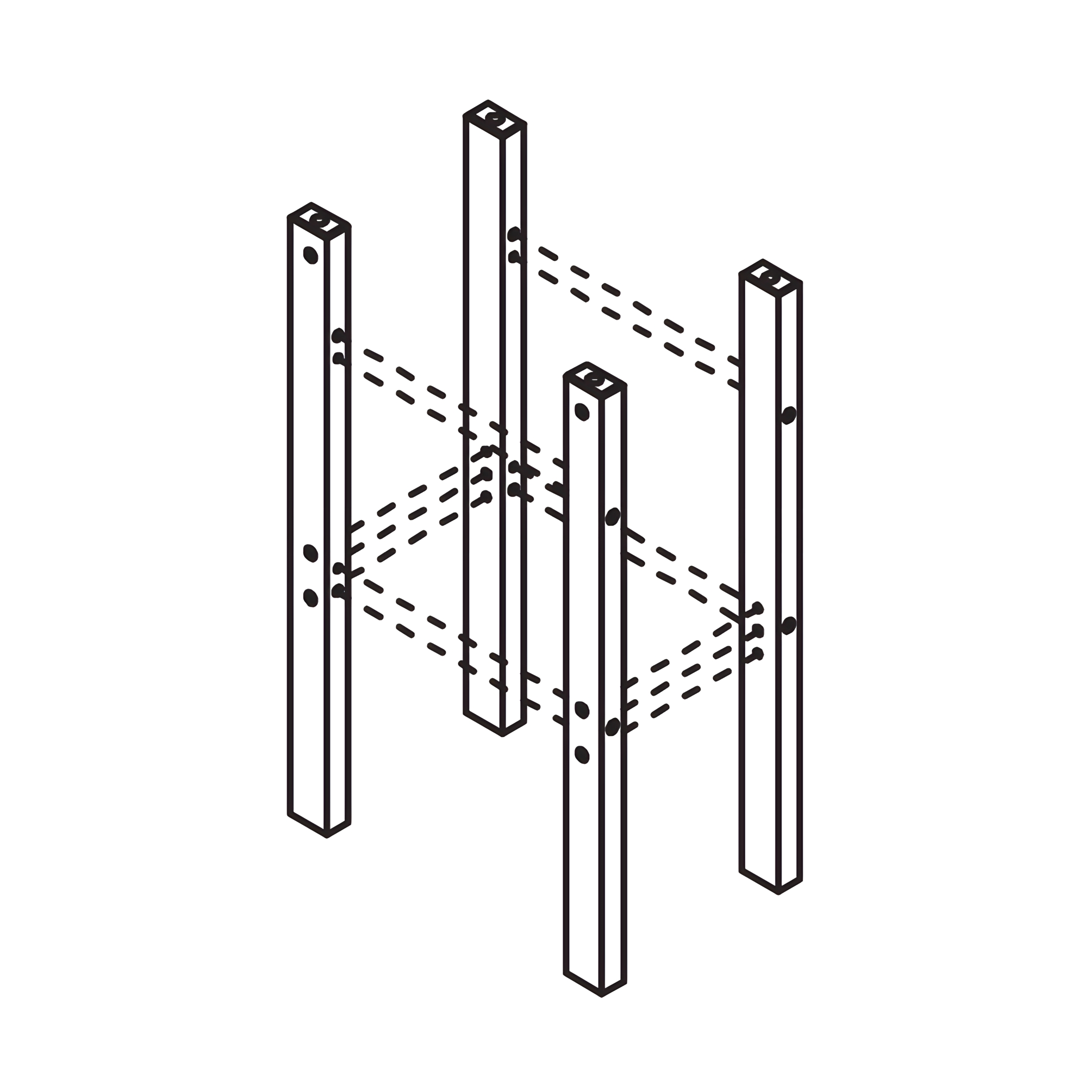 B - Lower Post (Longer)