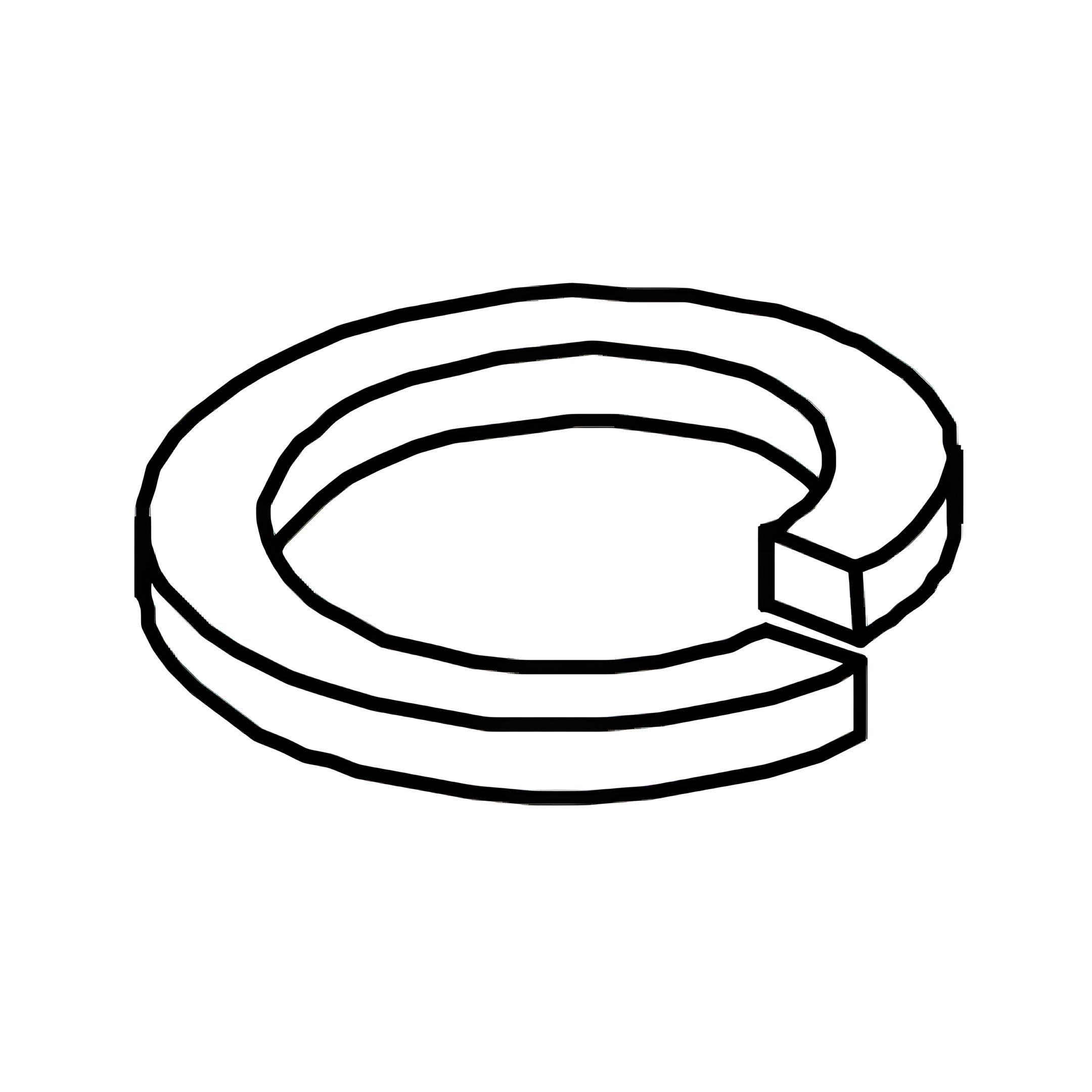 H - Spring washer for M8 nuts