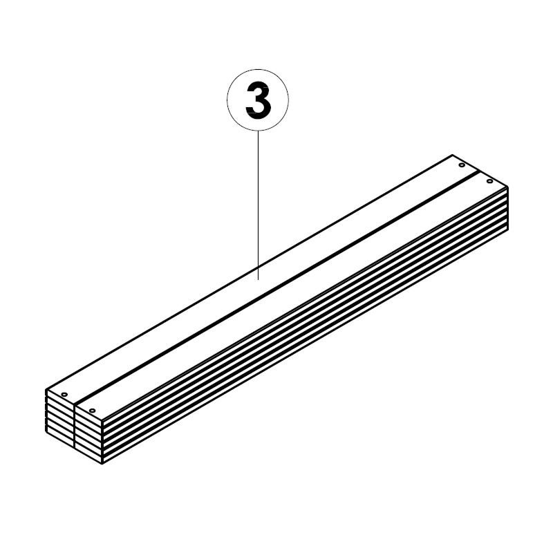 wooden slats