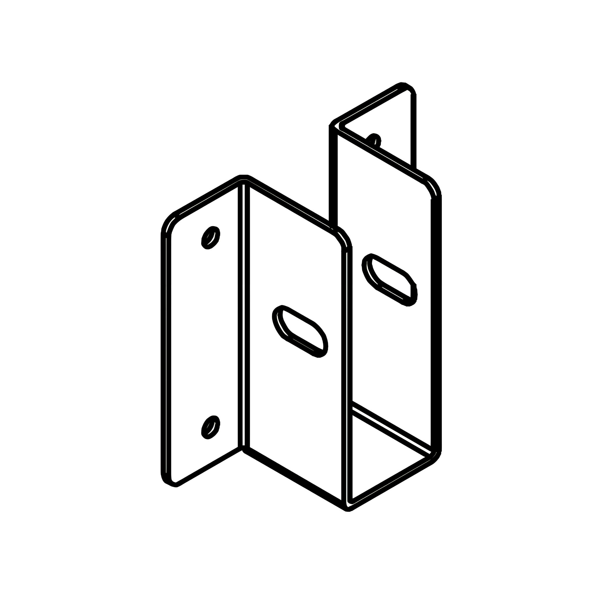 D - Angle "U" Bracket (L65 x W67 x T1.5mm)