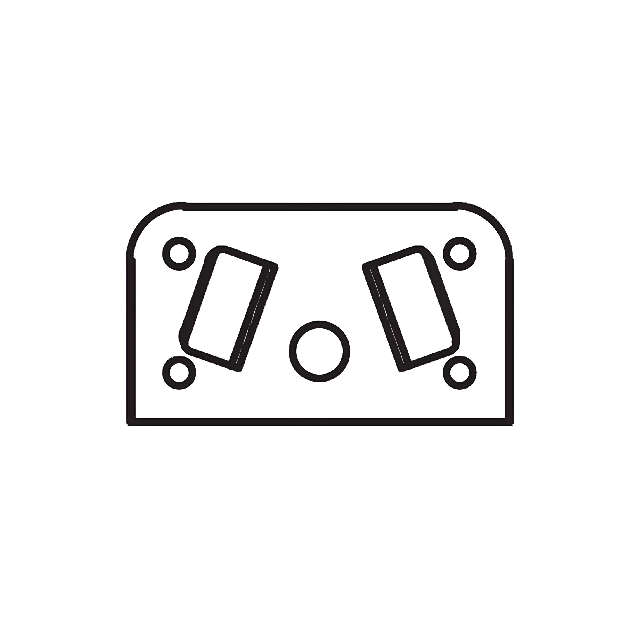 4 - Center Rail Bracket (for bed)