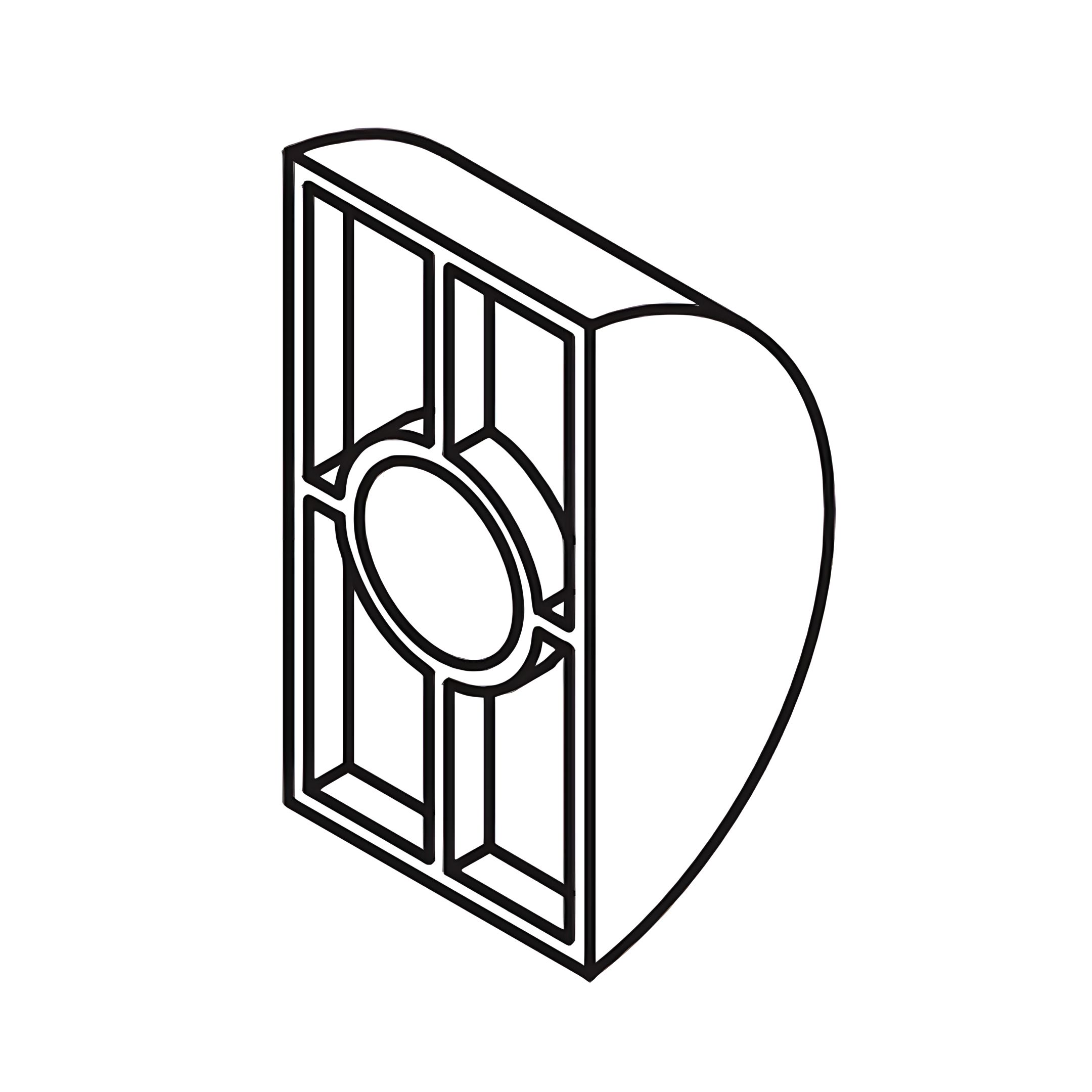 E - Half-moon bracket