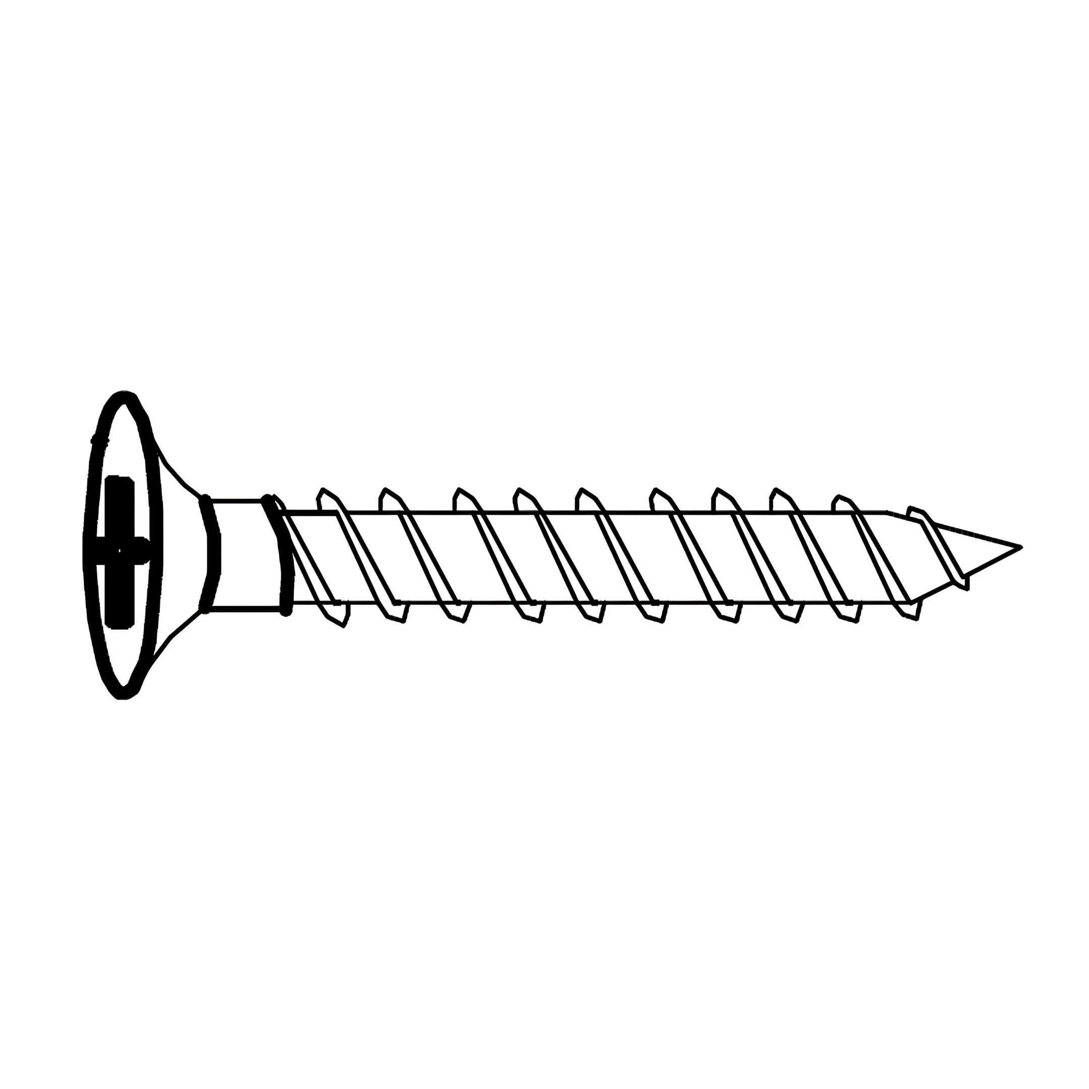 B - CSK Screw M4 x 25mm (for bed)