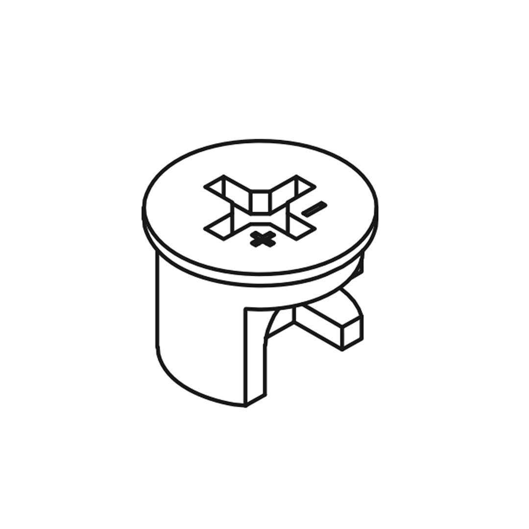 Small cam lock