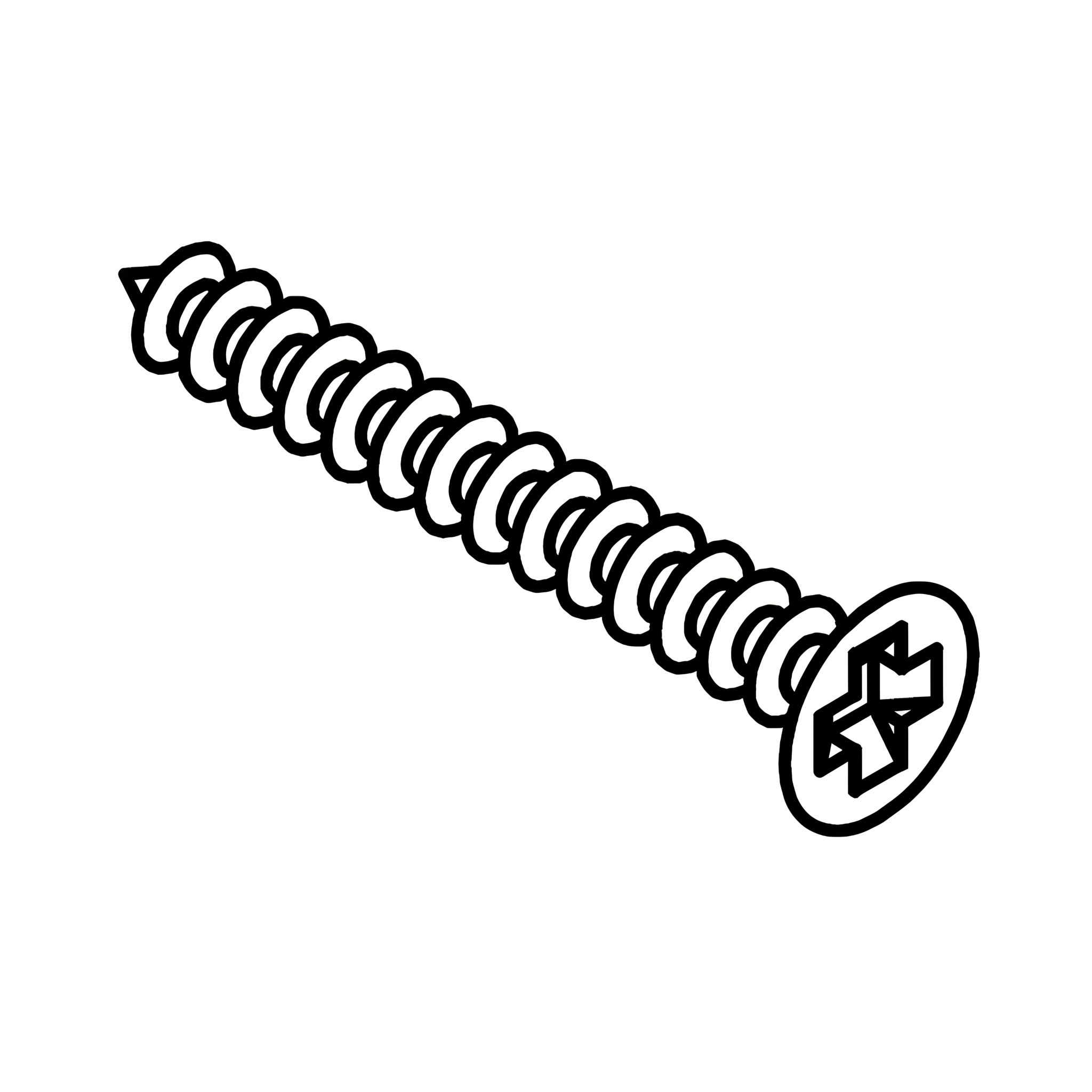 C - CSK C/B SCREW (M4 X 32MM) for Underbed