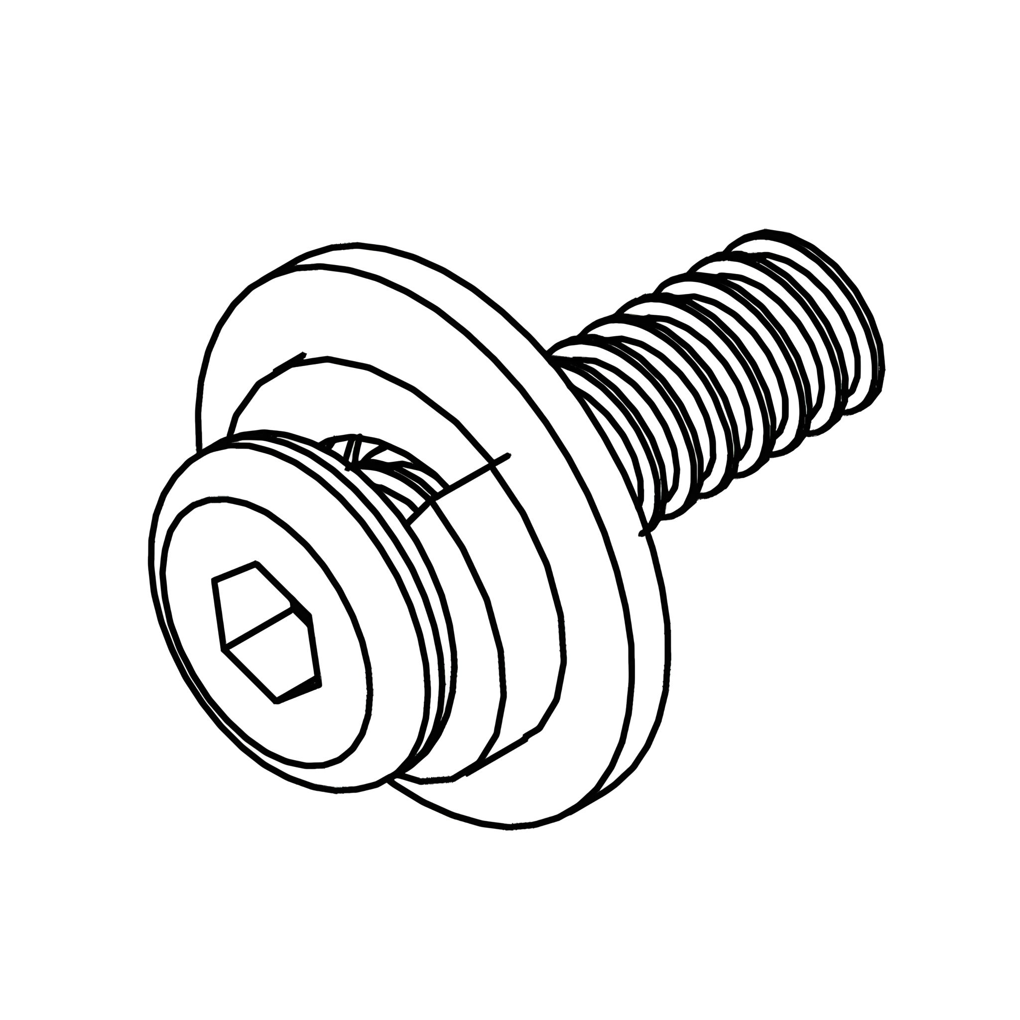A - Bolt (M8x25mm)