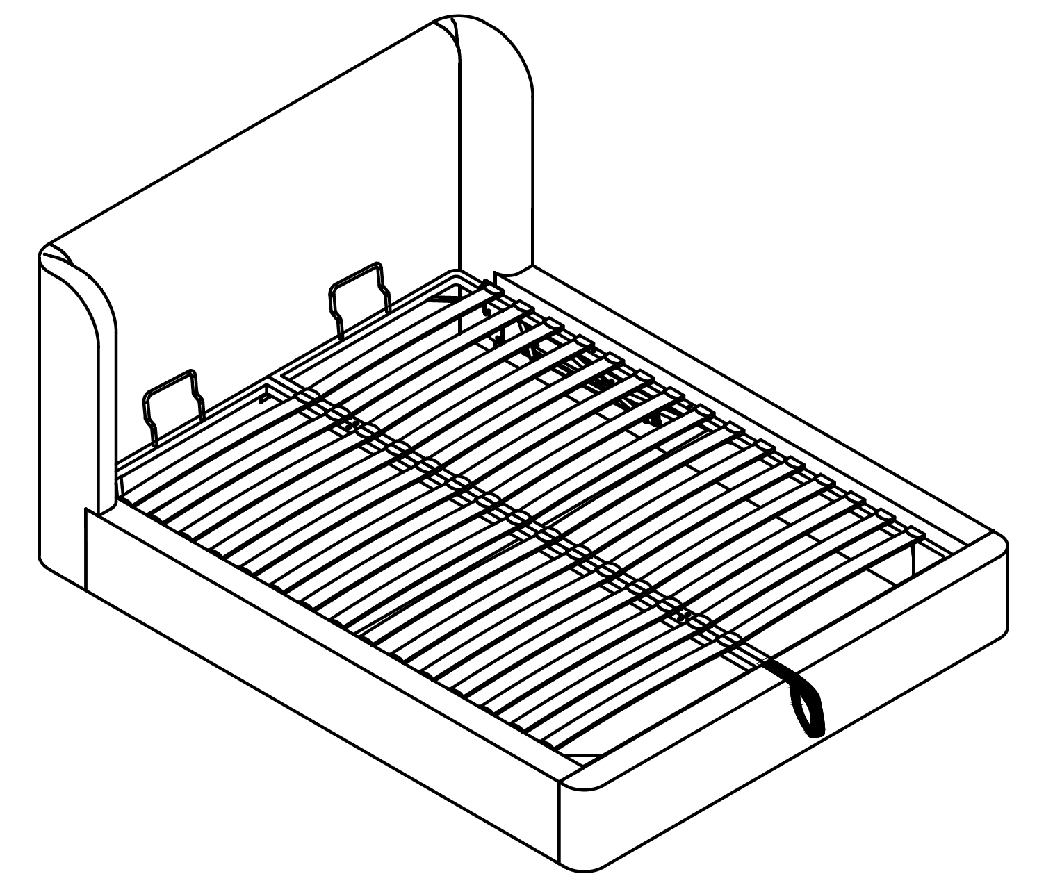 Orsella Ottoman Bed Frame