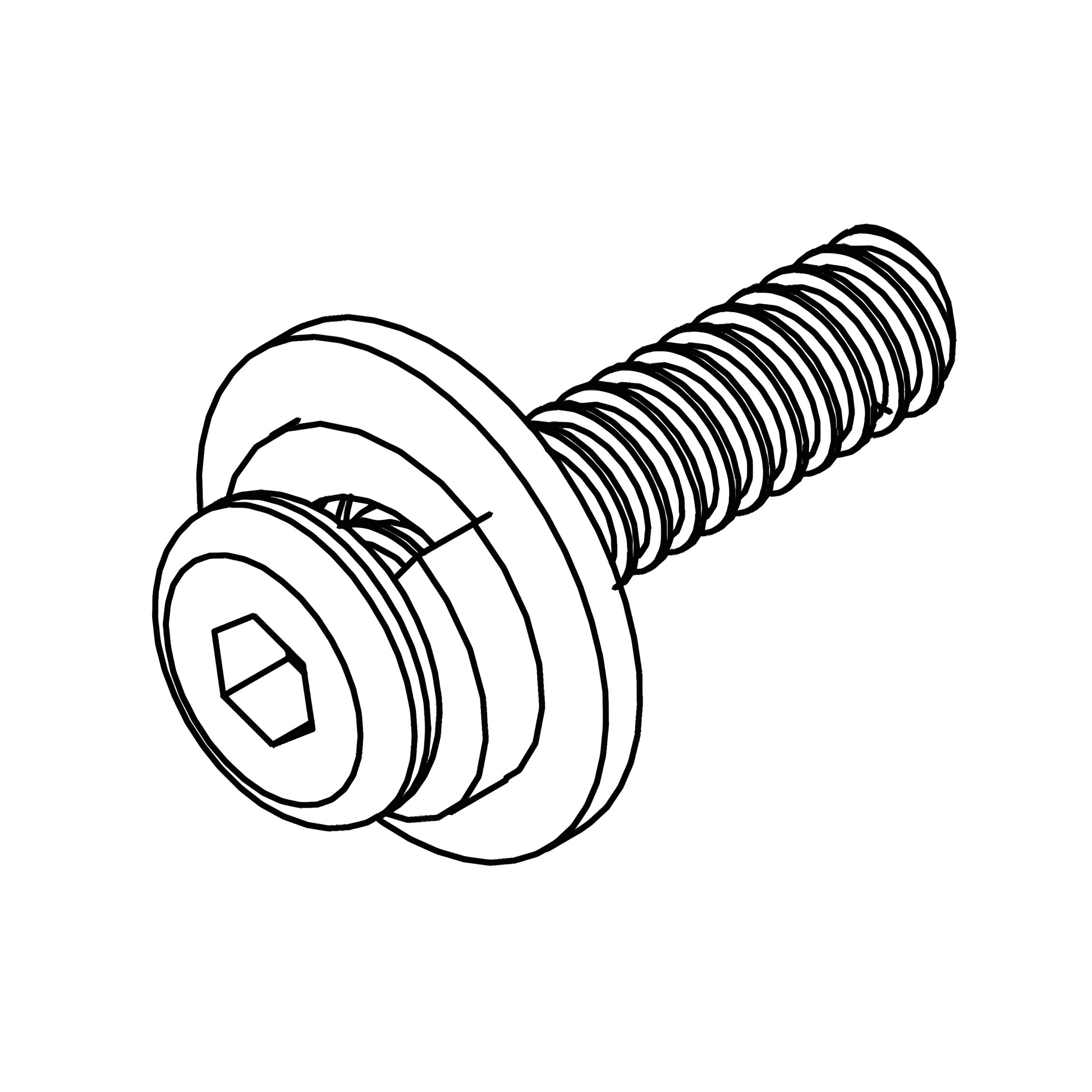 B - Bolt (M8x35mm)