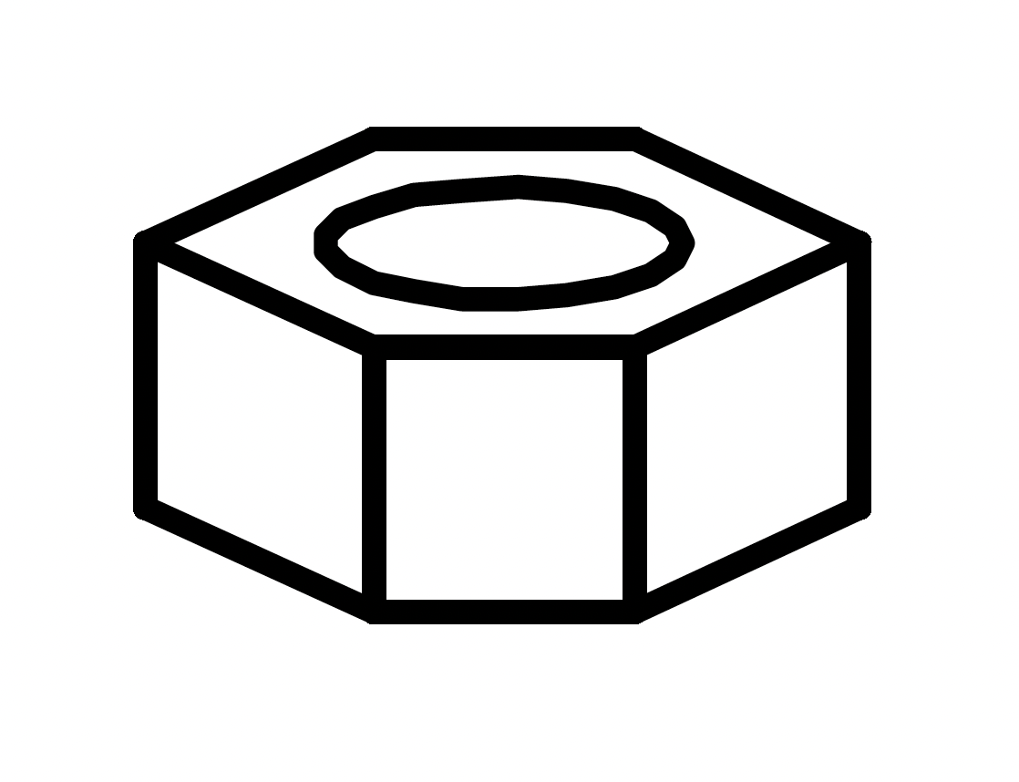 H – Nut M8