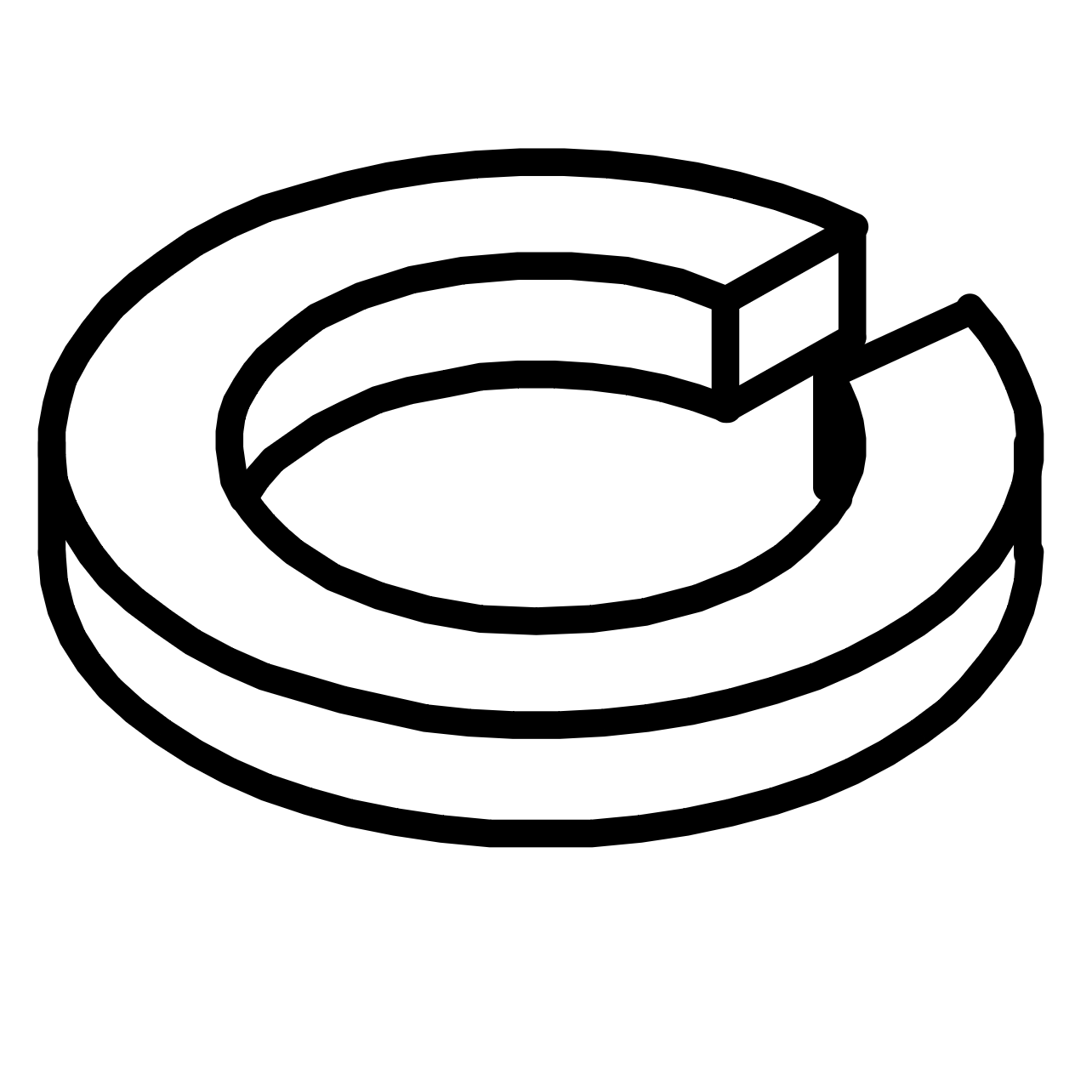 E - Spring Washer for M8 Bolts