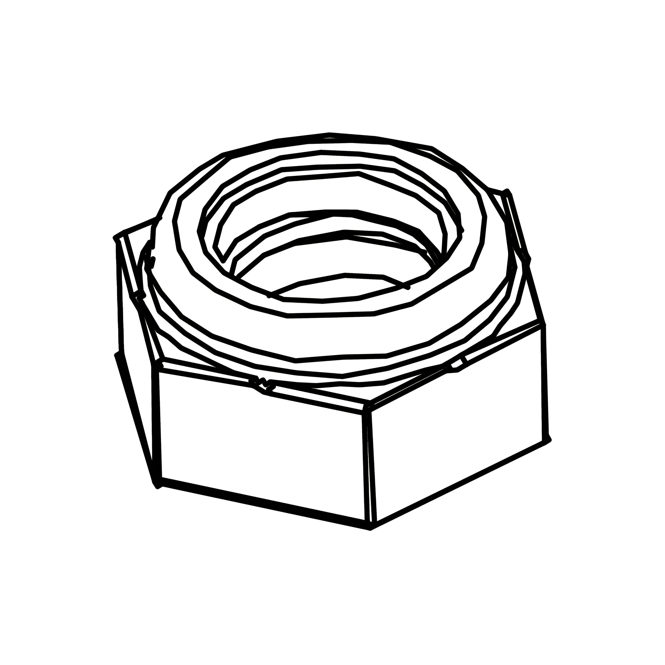 G - Lock nut for M8 bolts
