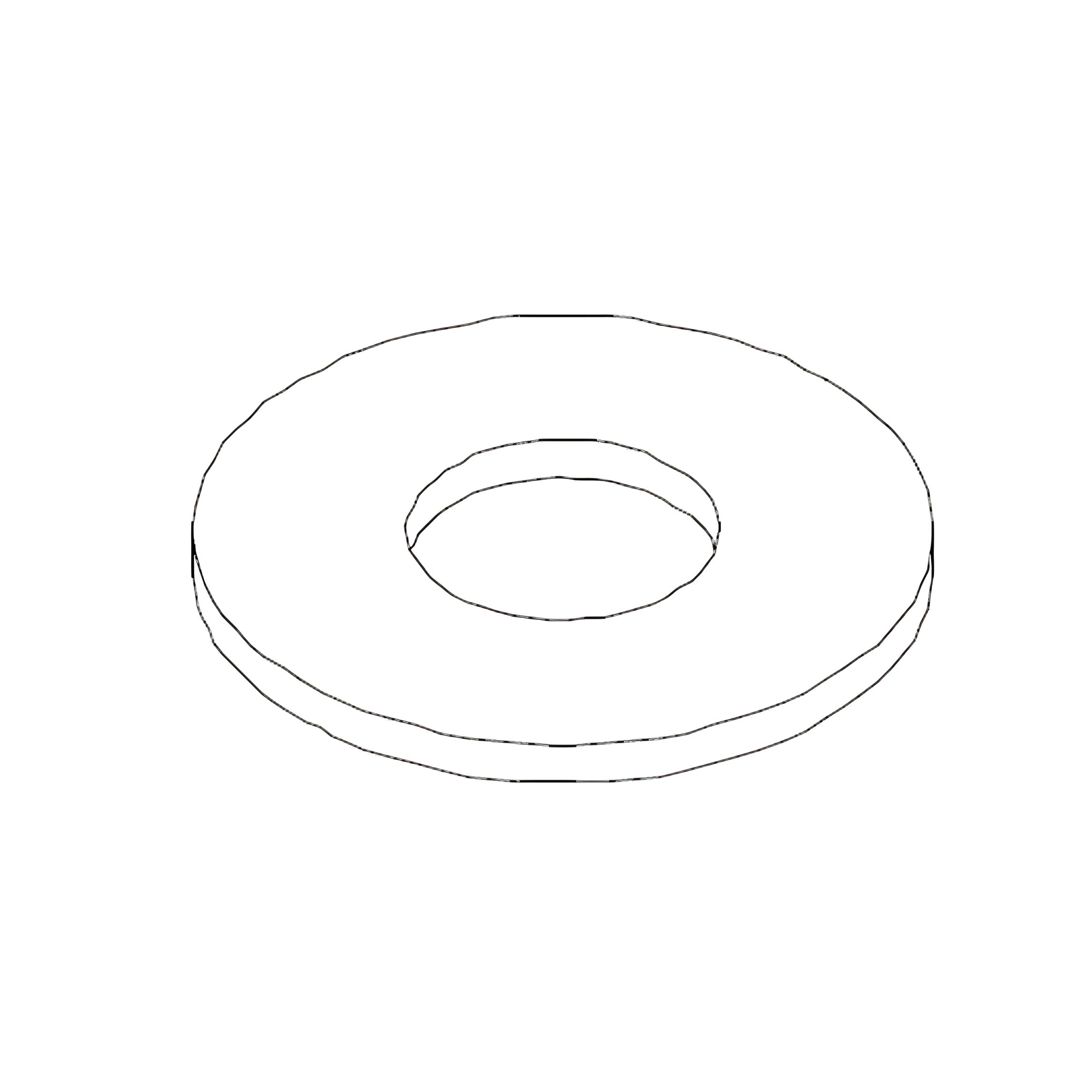 Flat washers for M8 bolts