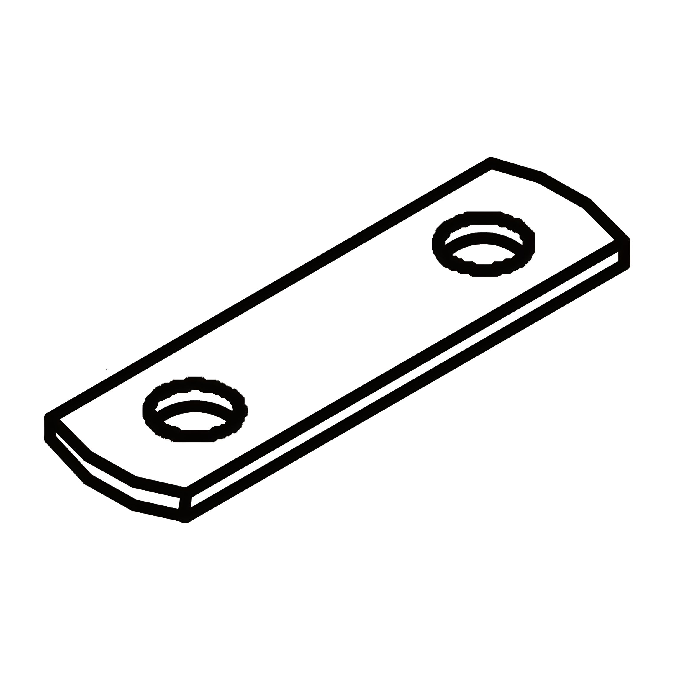 F - Metal Connection Plates For Slat Frame
