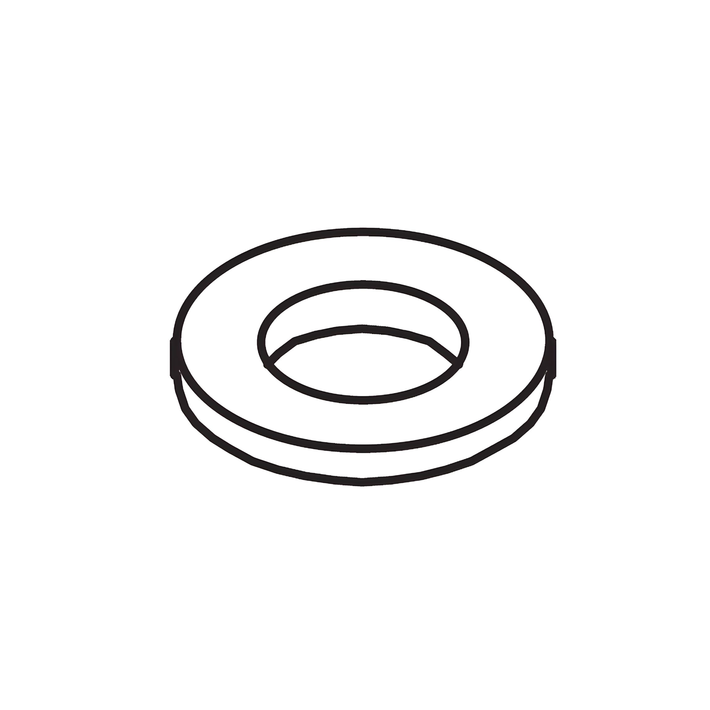 F – Flat Washer (M8 × Ø16mm)
