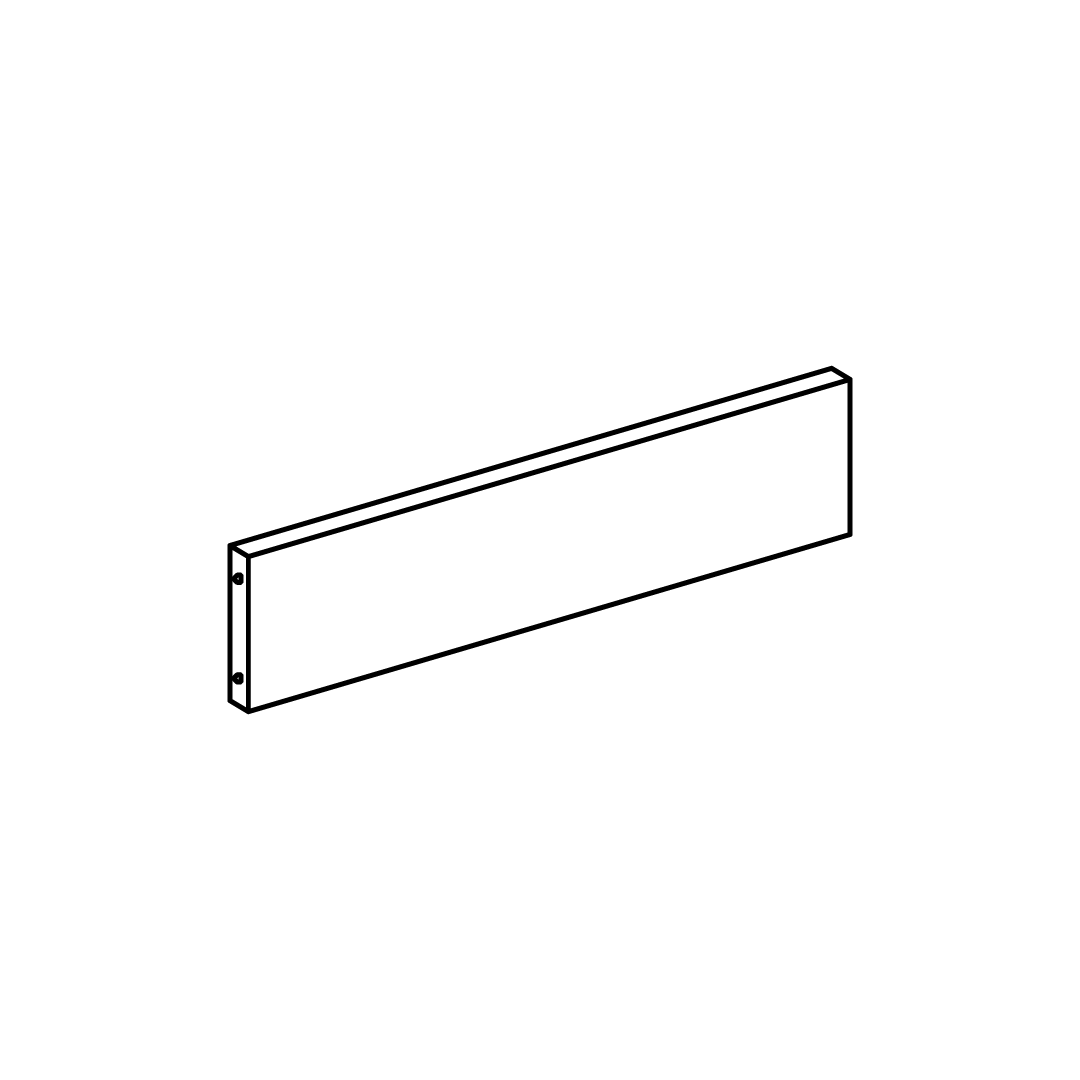 N - Side Rail Back Panel