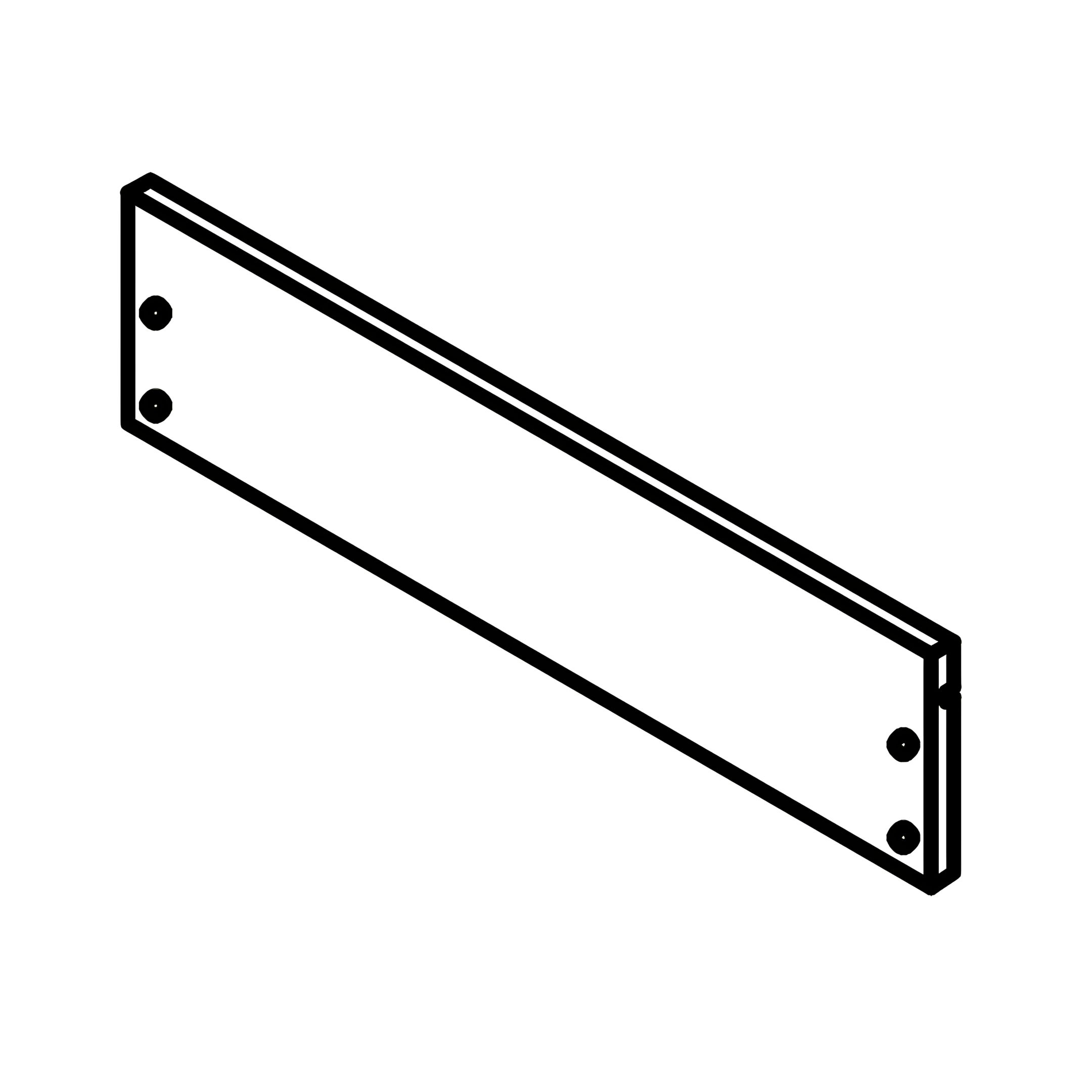 J - Footboard & Side Rail Side Panel (Label: 3)