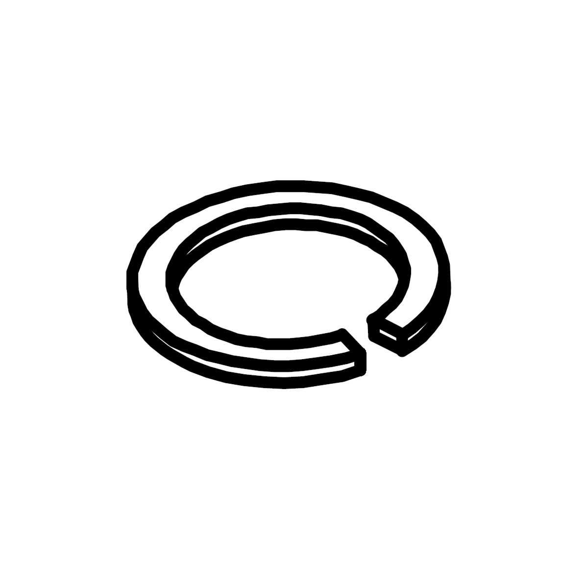 C - Flat Washer For (M8xØ14mm) Bolts