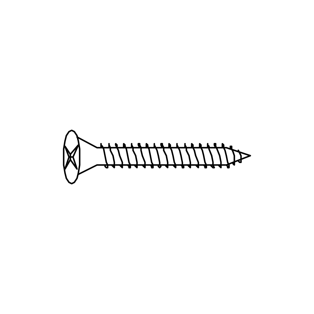 6 - CSK Screw (28 mm)