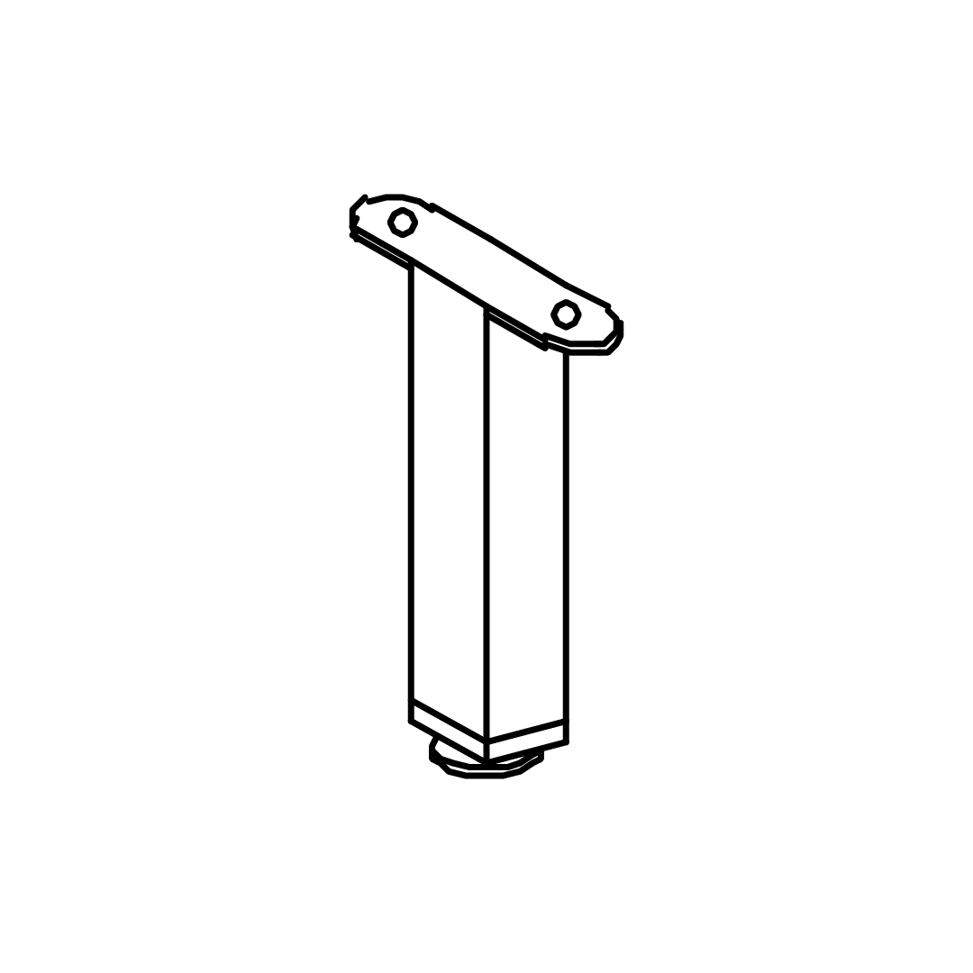Support Legs 215mm