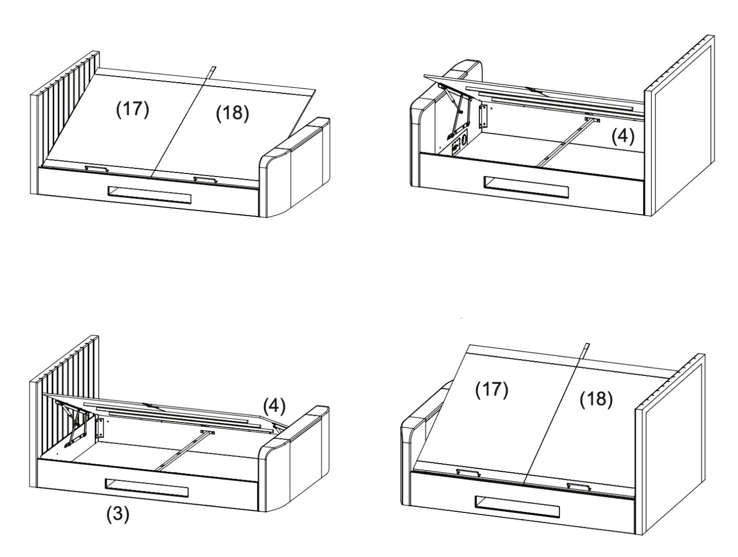 Left and right sides