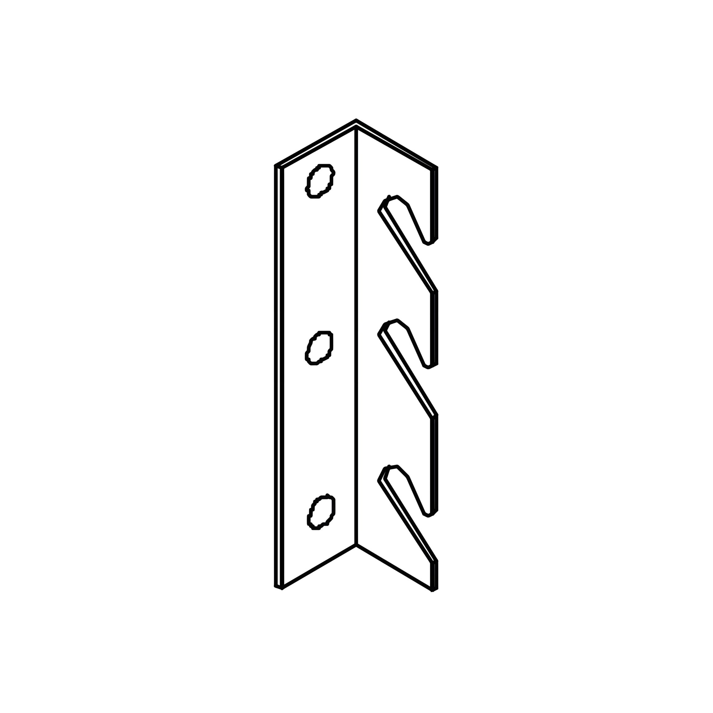 H - Corner Hook Bracket - Right