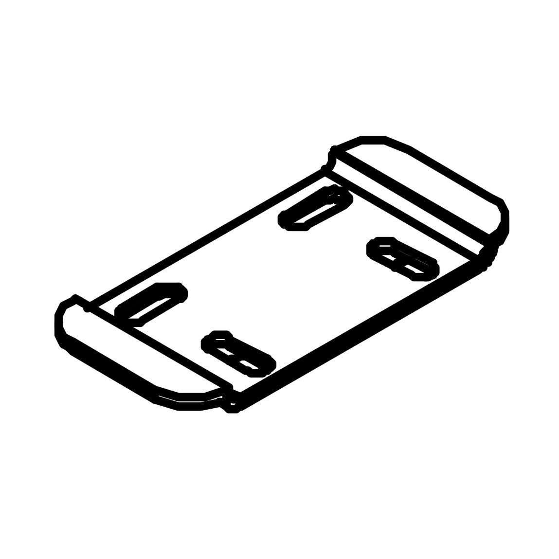 H - Metal Plates for Connecting Mattress Boards
