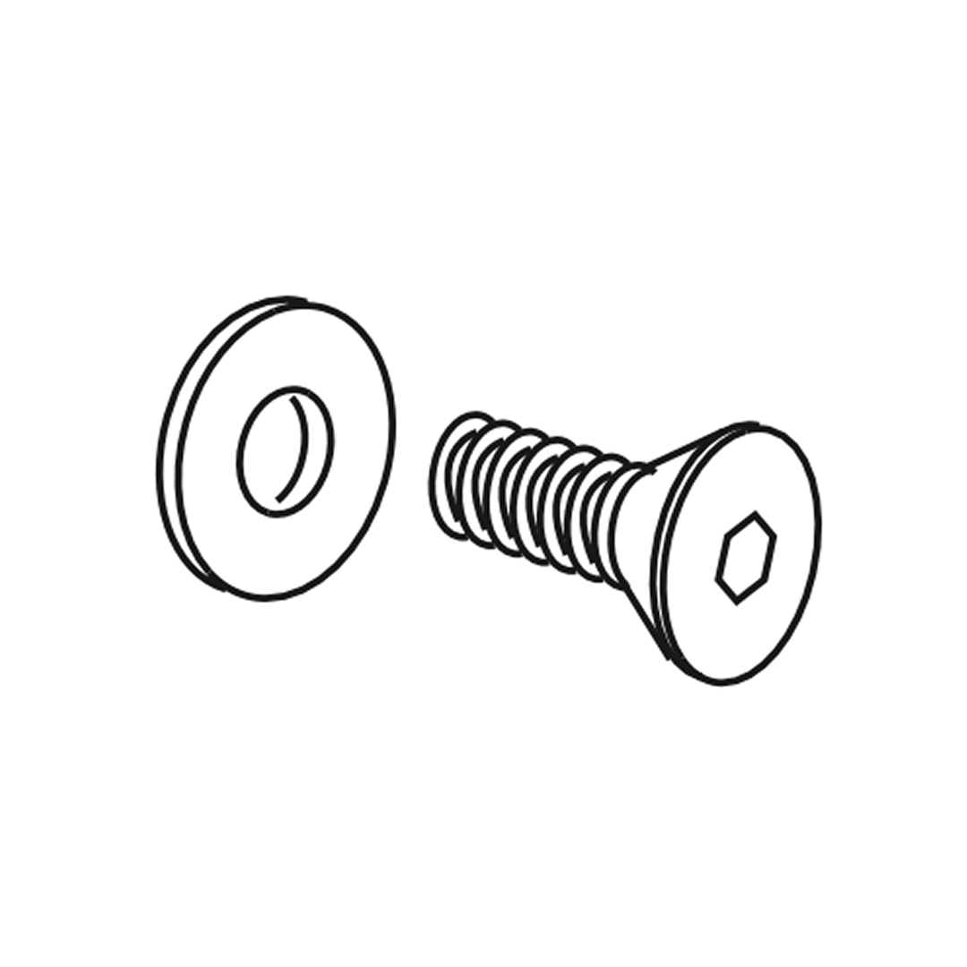 Counter-sunk screw