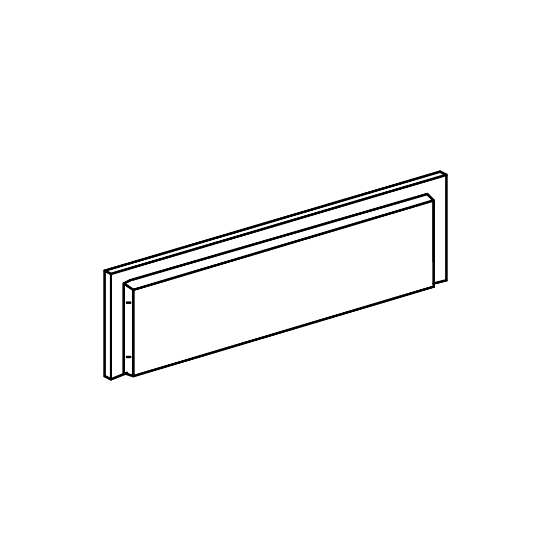 K - Side Rail Front Panel