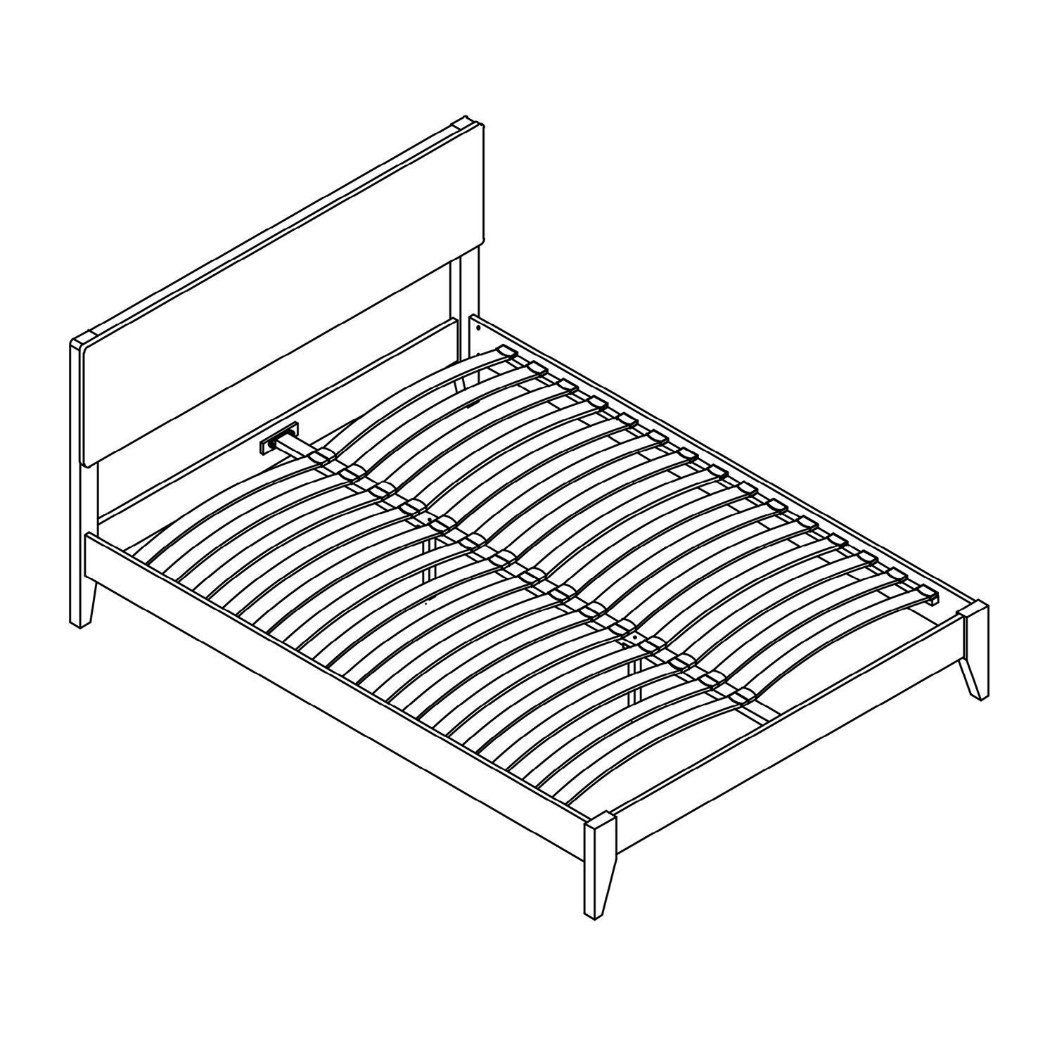 Ashbourne Wooden Bed Frame