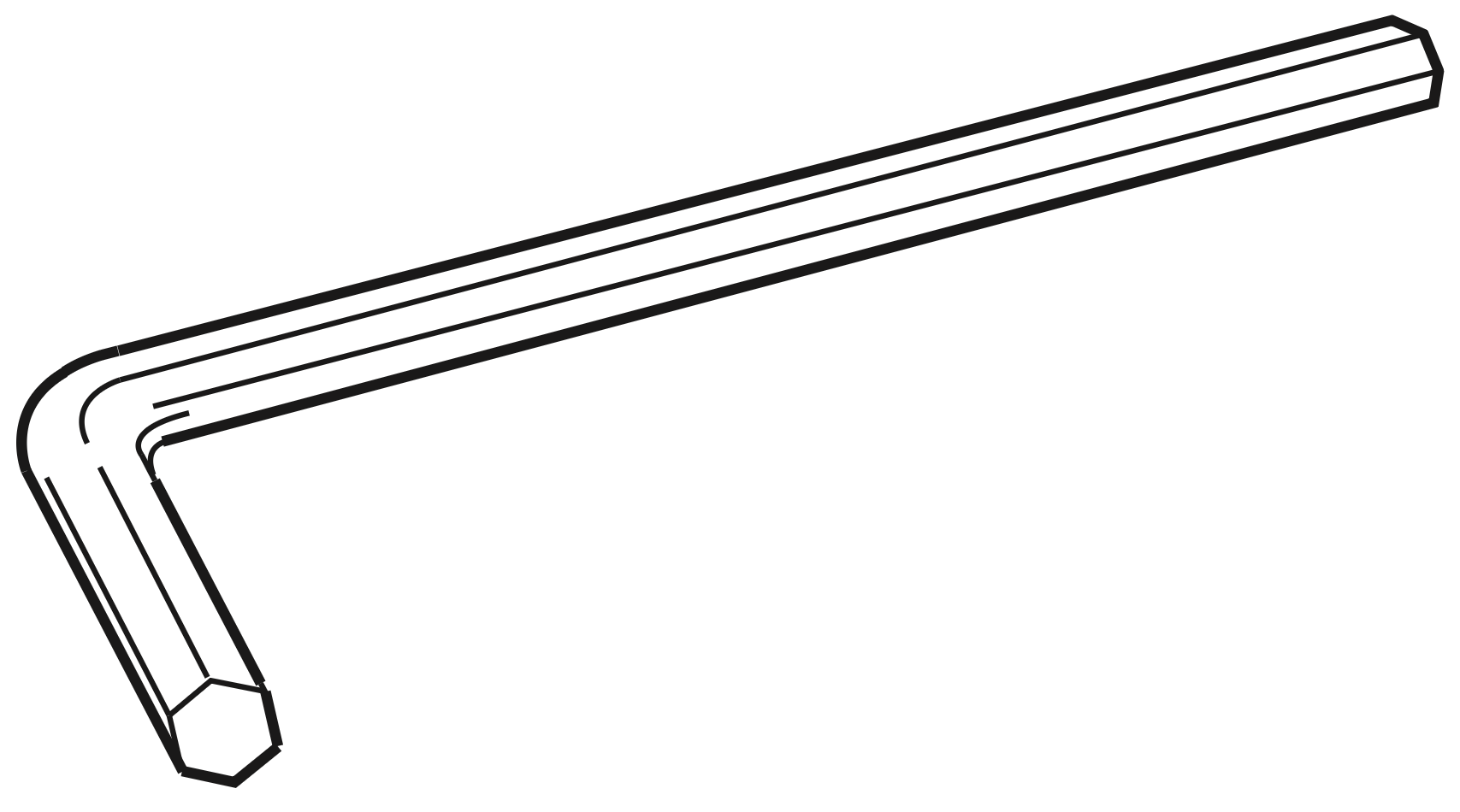 H - Allen key for M8 bolts - Box 2
