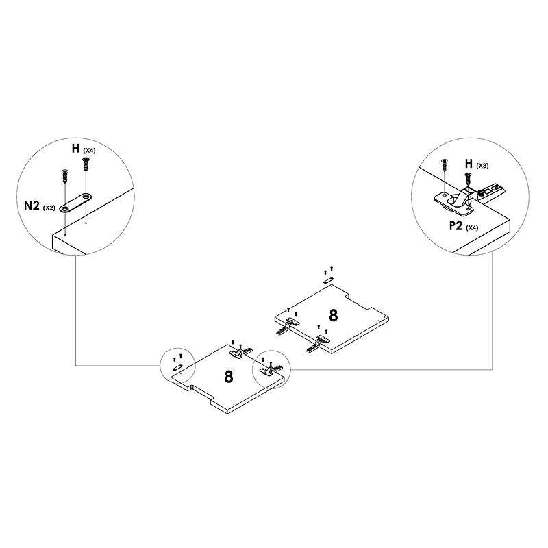 Attach Hinges