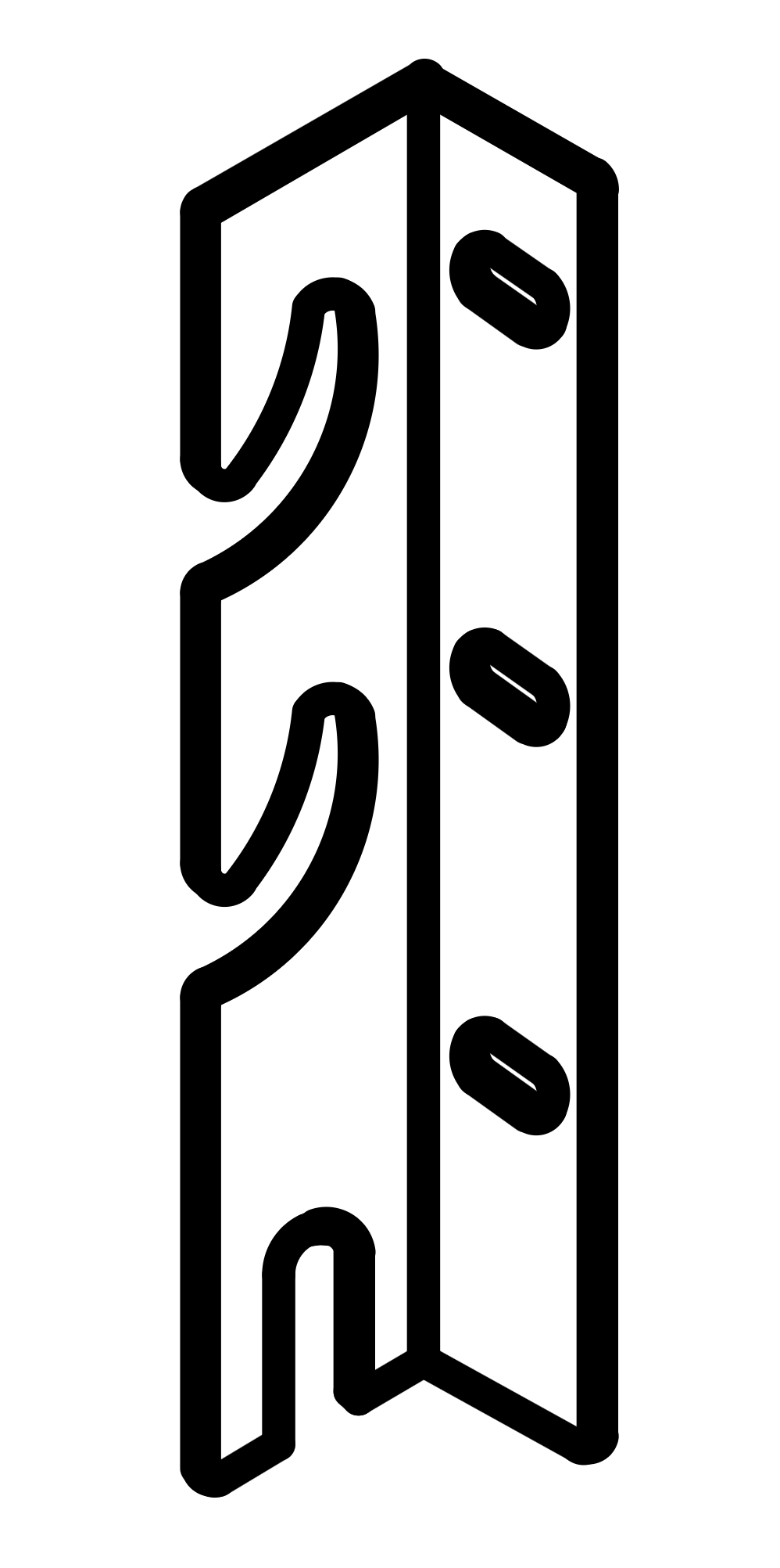 G - Hooked Corner Bracket - Left