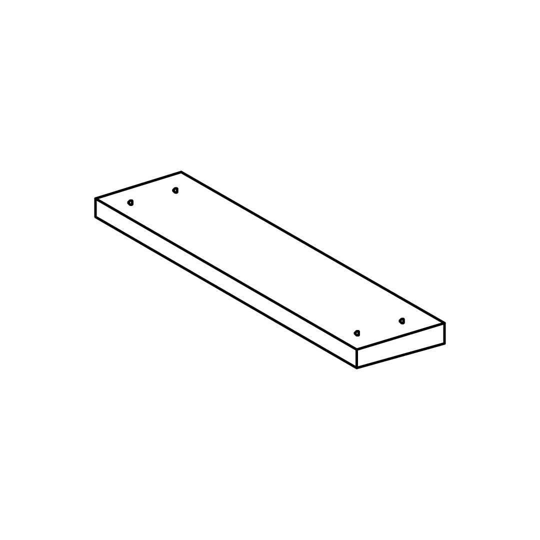 Q - Bottom Panel Big Support Wood